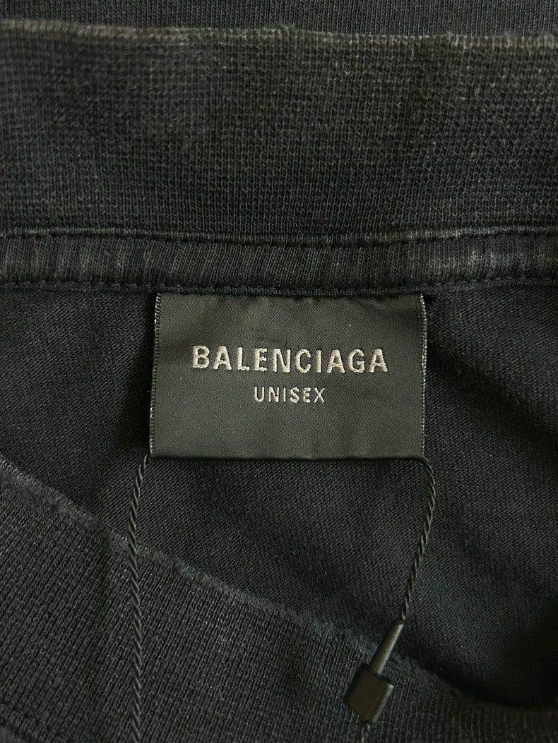 Balenciaga Balenciaga Chest Red Wheat Ear BB Letter Washed Old Loose Size US M / EU 48-50 / 2 - 3 Thumbnail