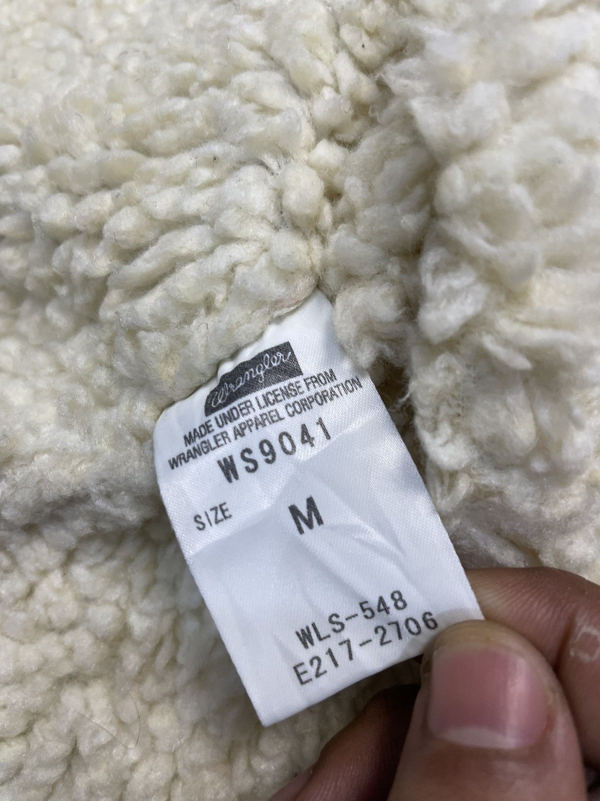 Japanese Brand Vintage Wrangler Japan Sherpa Denim Jacket Size US M / EU 48-50 / 2 - 9 Thumbnail