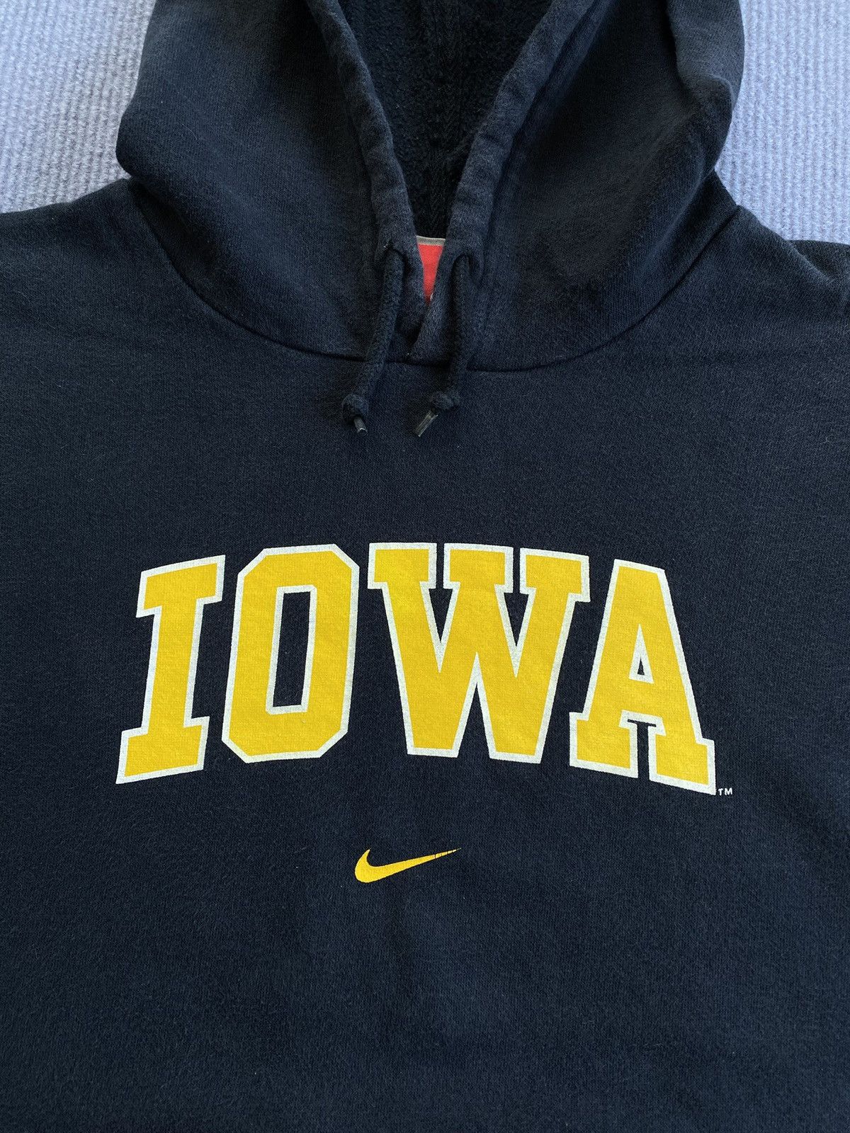 Nike Vintage 00’s Nike IOWA State Center Swoosh Hoodie✨ Size US M / EU 48-50 / 2 - 4 Thumbnail