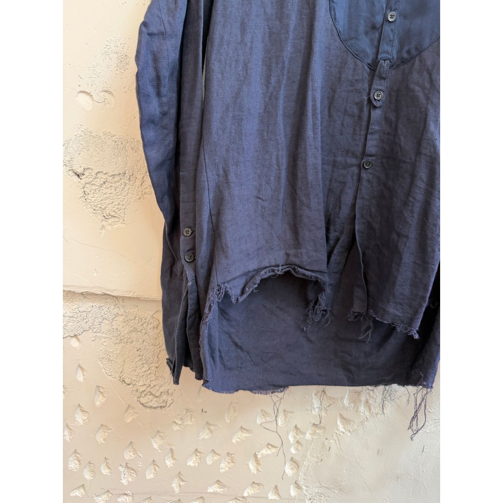 Greg Lauren Greg Lauren SAMPLE Silk Bib Studio Shirt Size US M / EU 48-50 / 2 - 2 Thumbnail