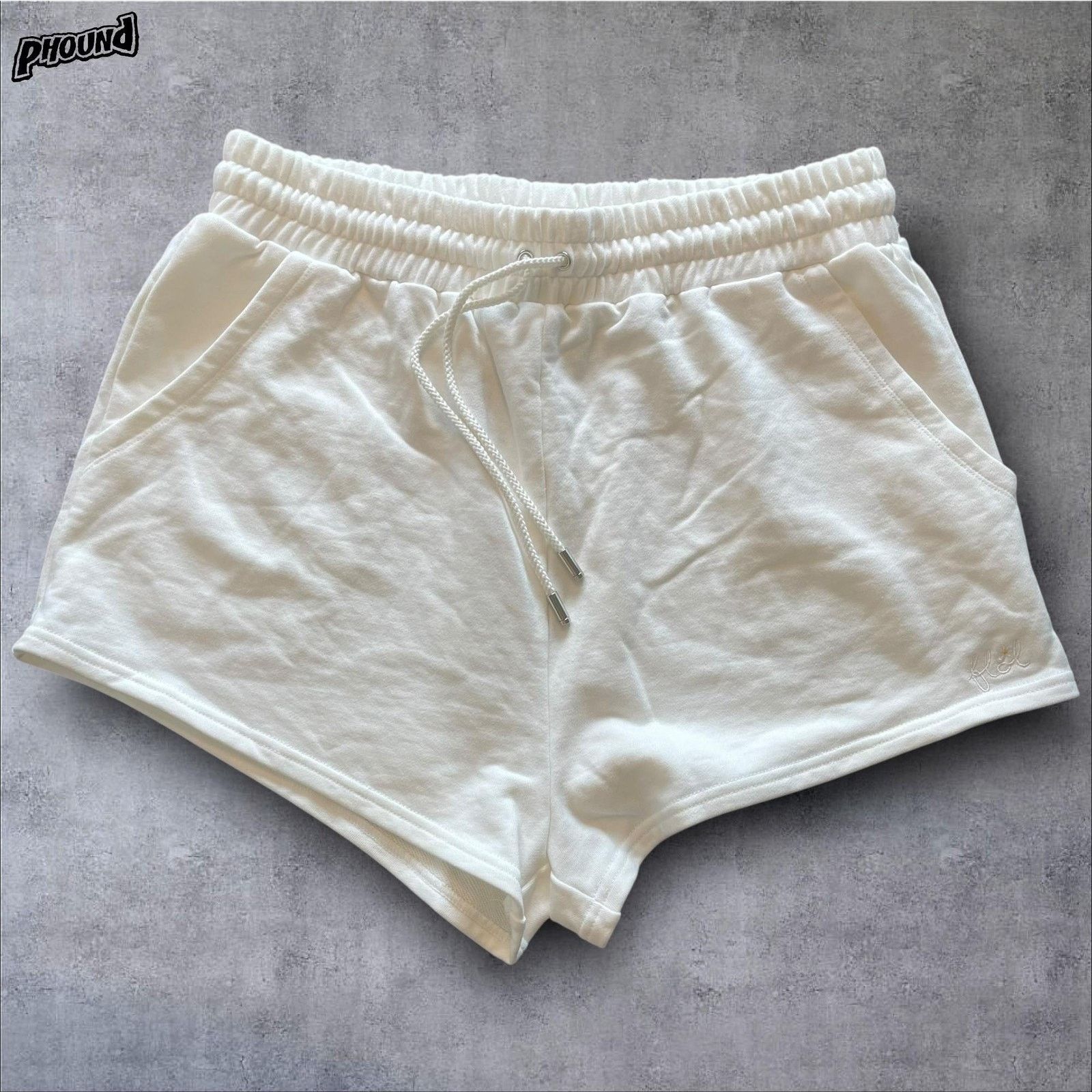 For Love & Lemons For Love & Lemons Shorts Womens XL Embroidered Lounge Cotton Size 32" / US 10 / IT 46 - 1 Thumbnail