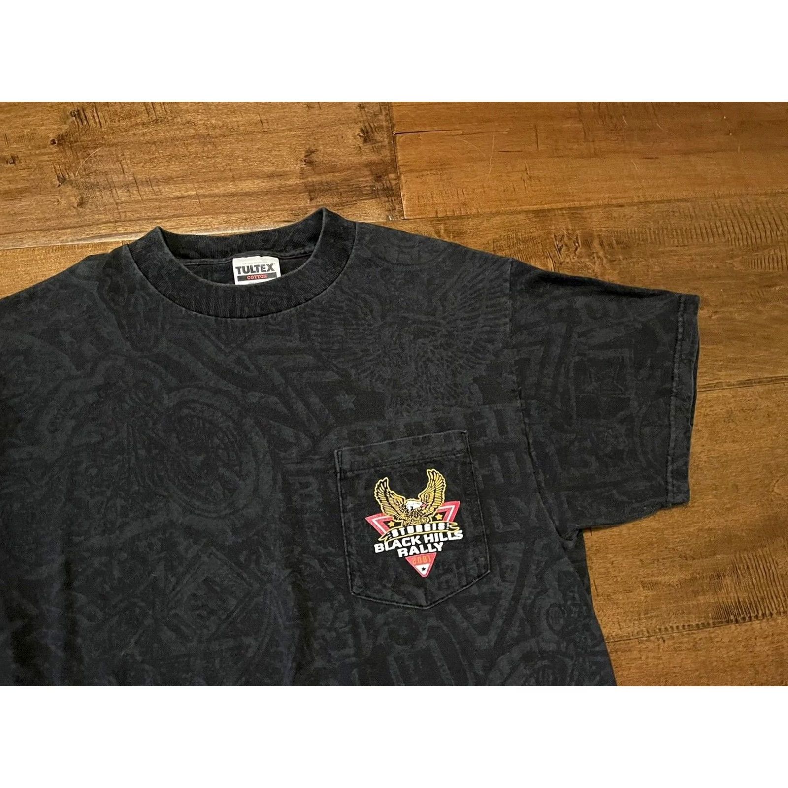 Tultex VINTAGE 2001 Sturgis Motorcycle T-Shirt Adult Medium Black USA Size US M / EU 48-50 / 2 - 2 Thumbnail
