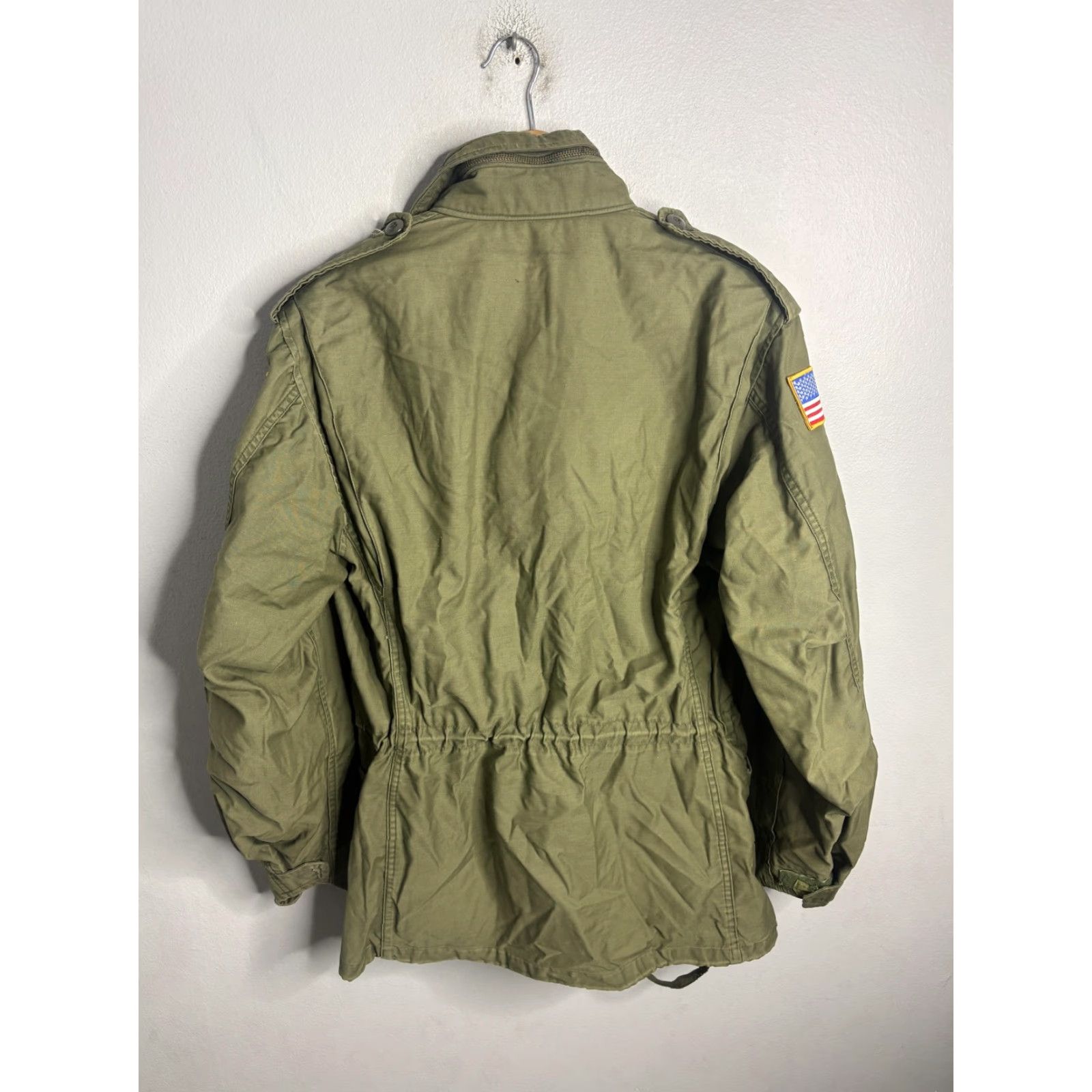 Alpha Industries VINTAGE Alpha Industries M65 Field Coat Jacket Mens Small Green Wool? No, Cotton Blend Coat Size US S / EU 44-46 / 1 - 7 Thumbnail