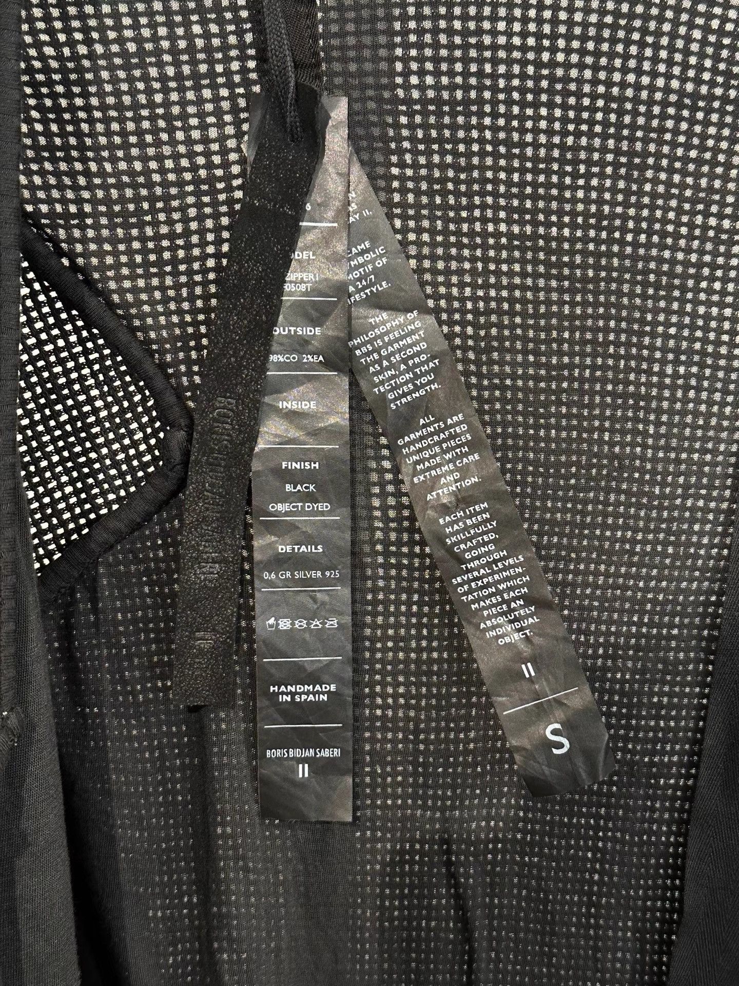 Boris Bidjan Saberi Boris Bidjan Saberi 11by bbs Mesh Spliced Jacket K35 Size US S / EU 44-46 / 1 - 6 Thumbnail