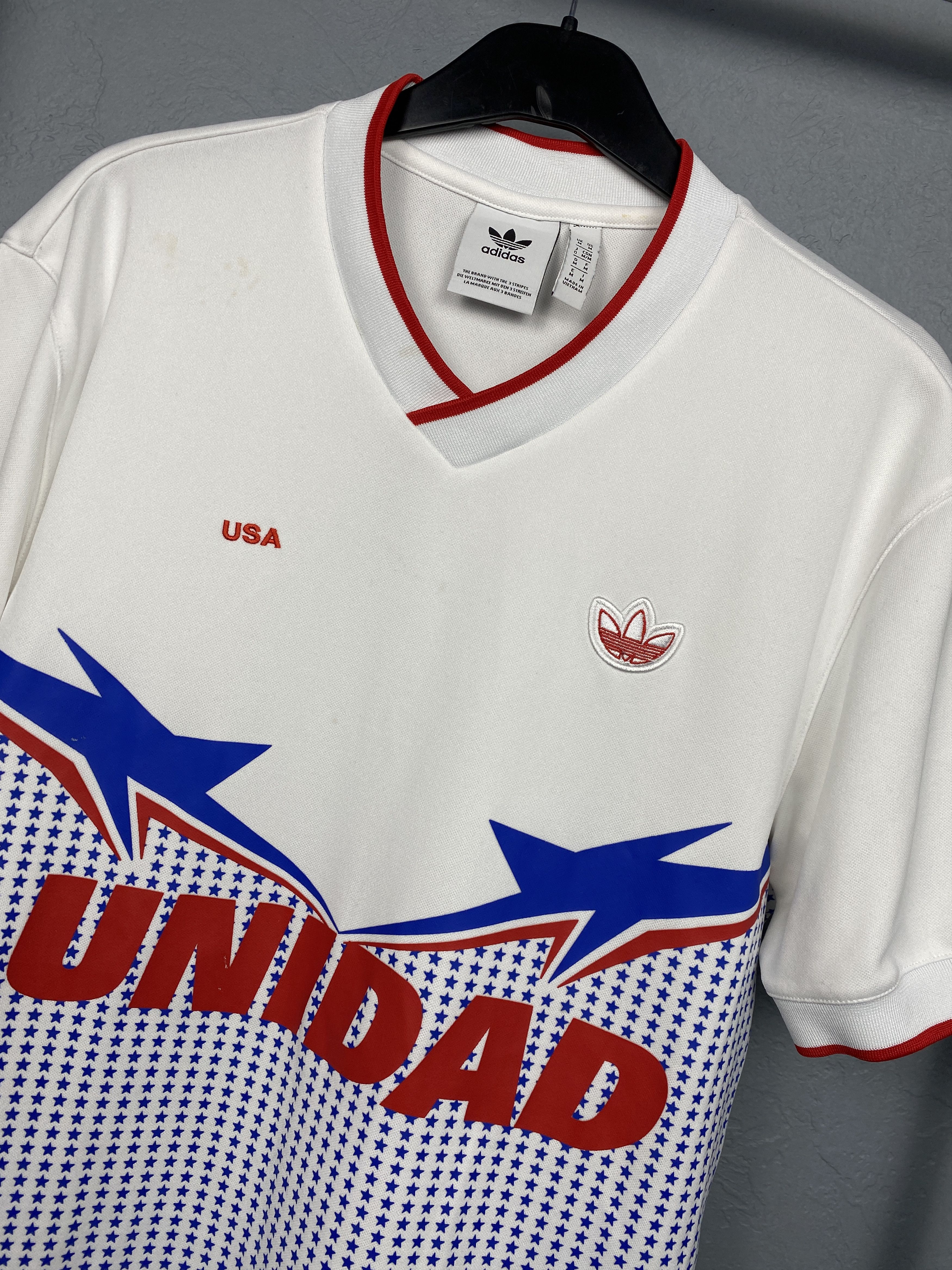 Adidas Adidas Originals USA Unidad Star T-Shirt Y2K Tee Jersey Size US M / EU 48-50 / 2 - 2 Thumbnail