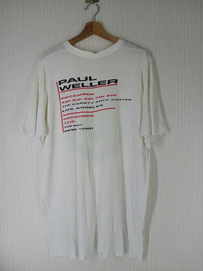 Band Tees × Vintage Rare Vintage 90s Paul Weller The Jam Tour Tshirt Size US XL / EU 56 / 4 - 9 Thumbnail