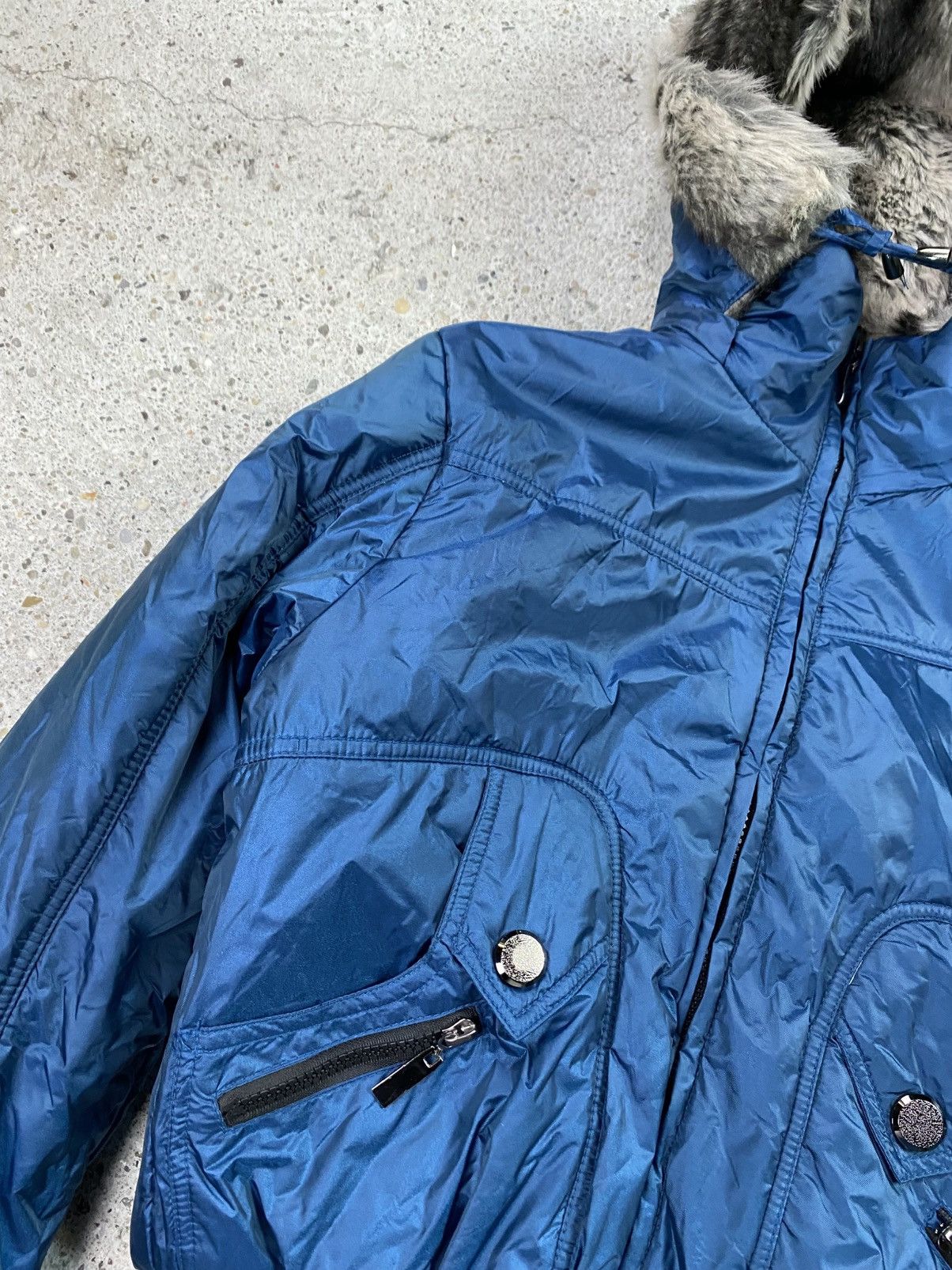 Japanese Brand Japan style bomber jacket faux fur hood vintage y2k Size S / US 4 / IT 40 - 7 Thumbnail