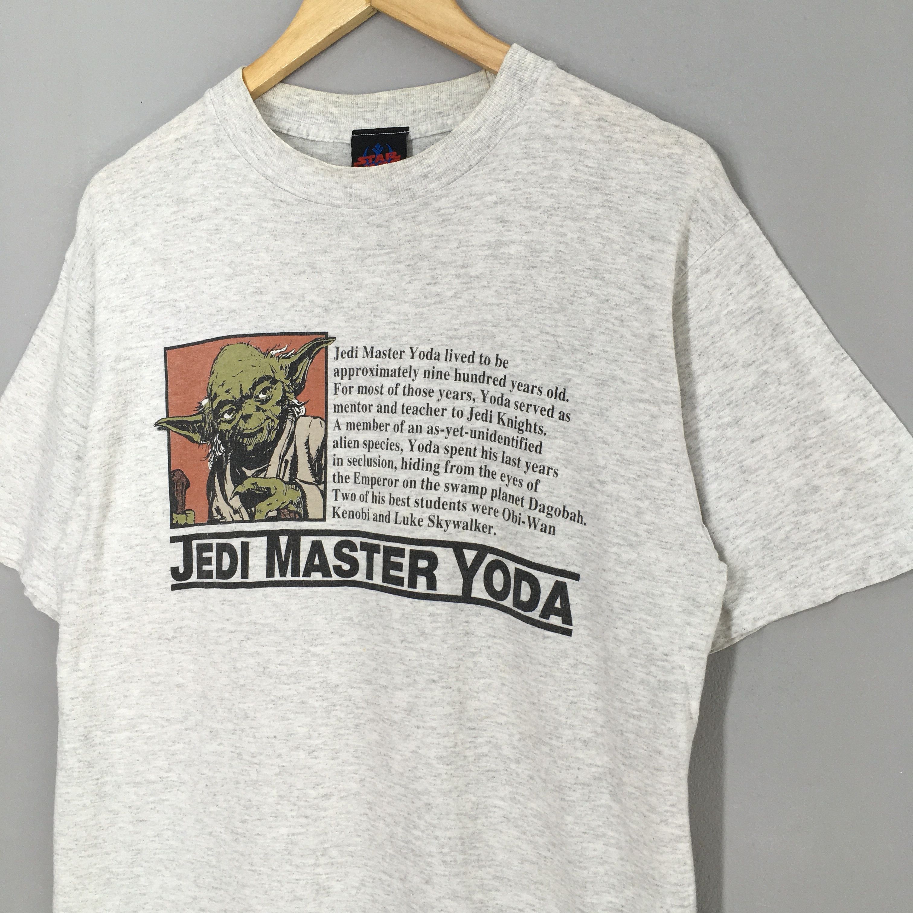 Star Wars 90s Star Wars Jedi Master Yoda Movies Tshirt Medium Size US M / EU 48-50 / 2 - 4 Thumbnail