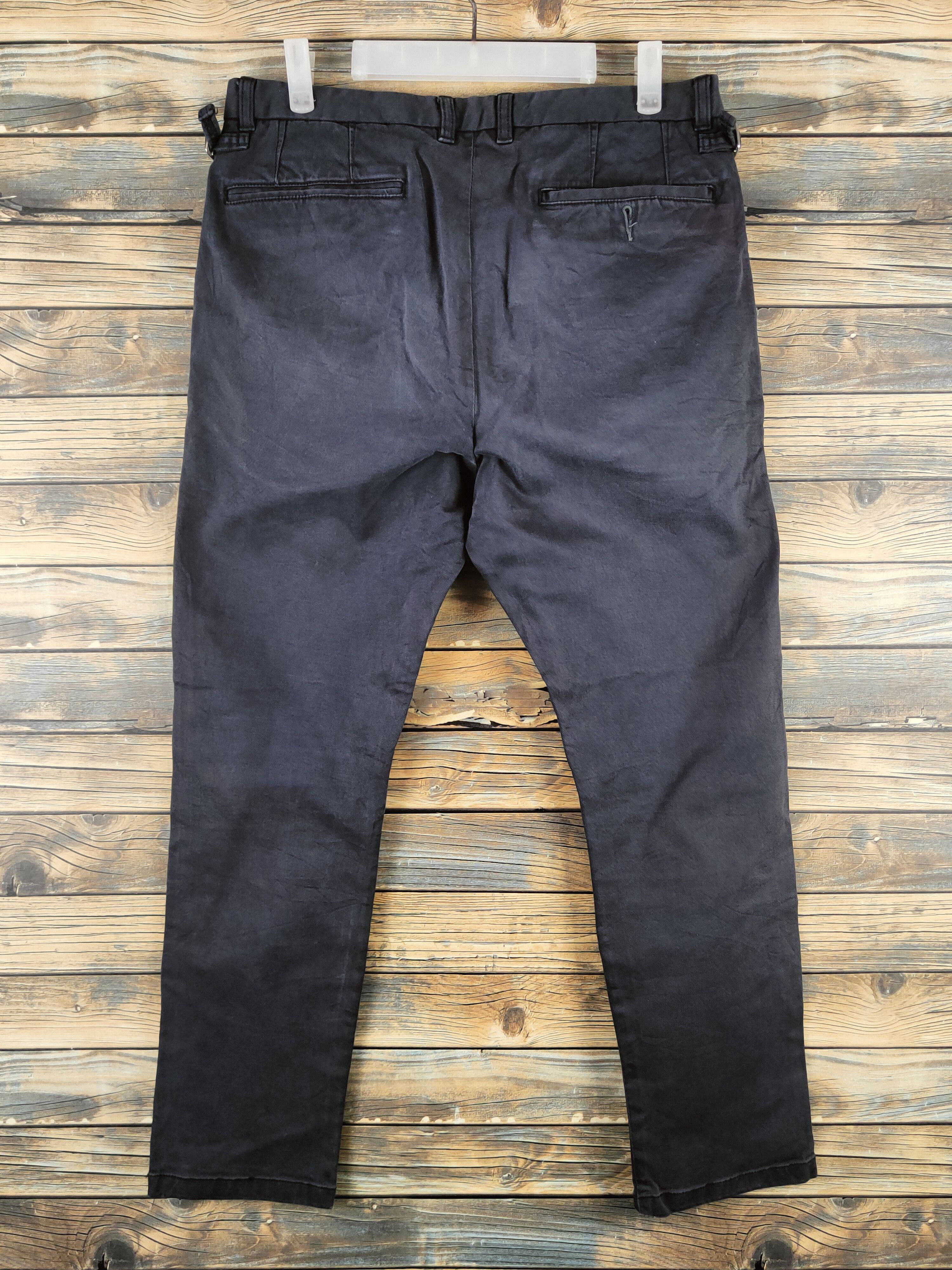 R.Newbold DL R.Newbold Dark Blue Multipocket Casual Pants #46-370 Size US 32 / EU 48 - 7 Thumbnail