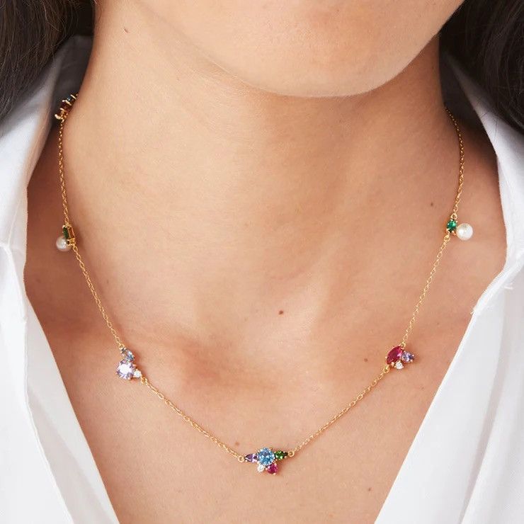 Kate Spade Kate Spade Gold Little Gem Necklace Size ONE SIZE - 1 Thumbnail