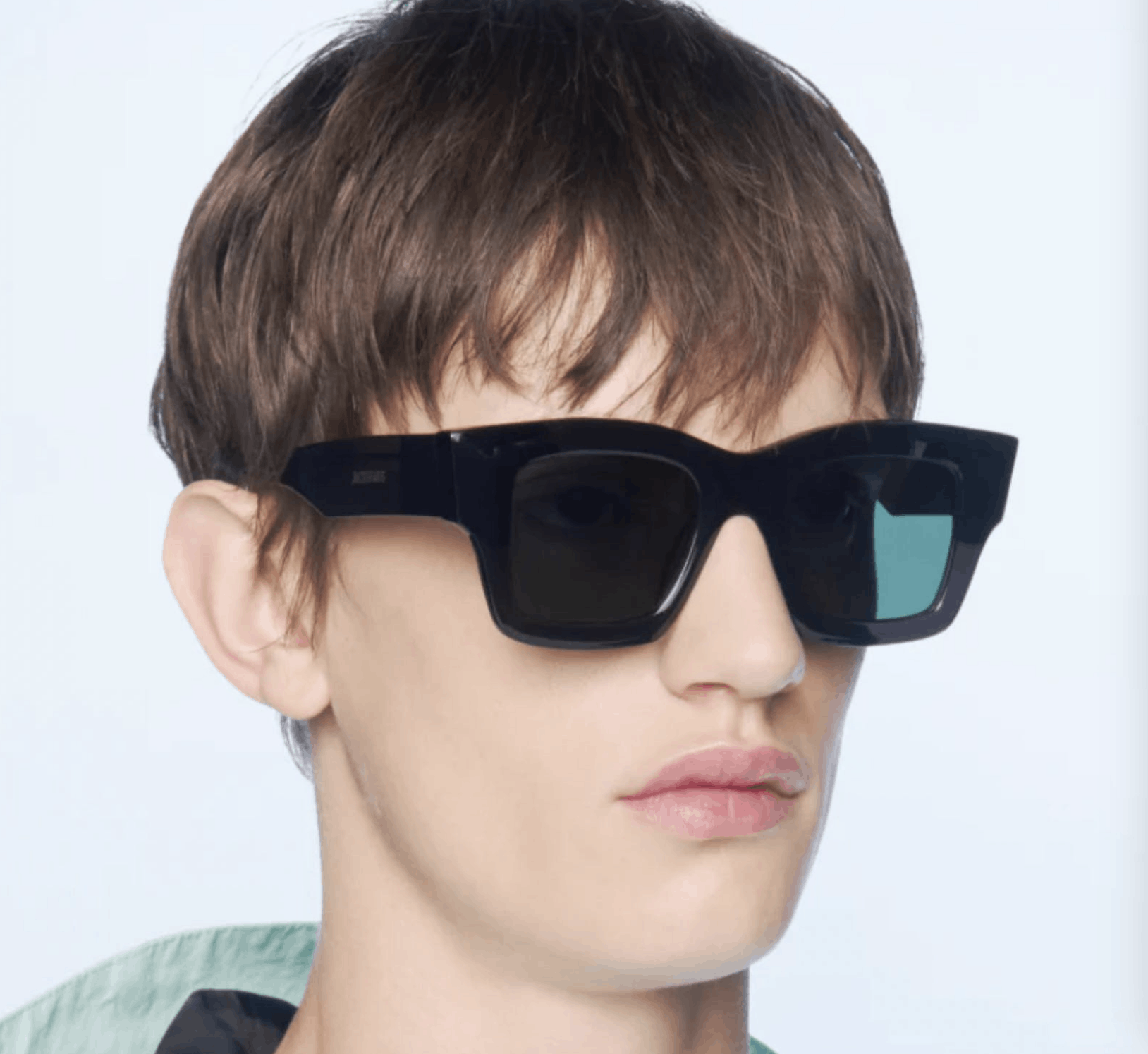 Jacquemus Jacquemus Les Lunettes Baci Sunglasses in Light Green Size ONE SIZE - 7 Thumbnail
