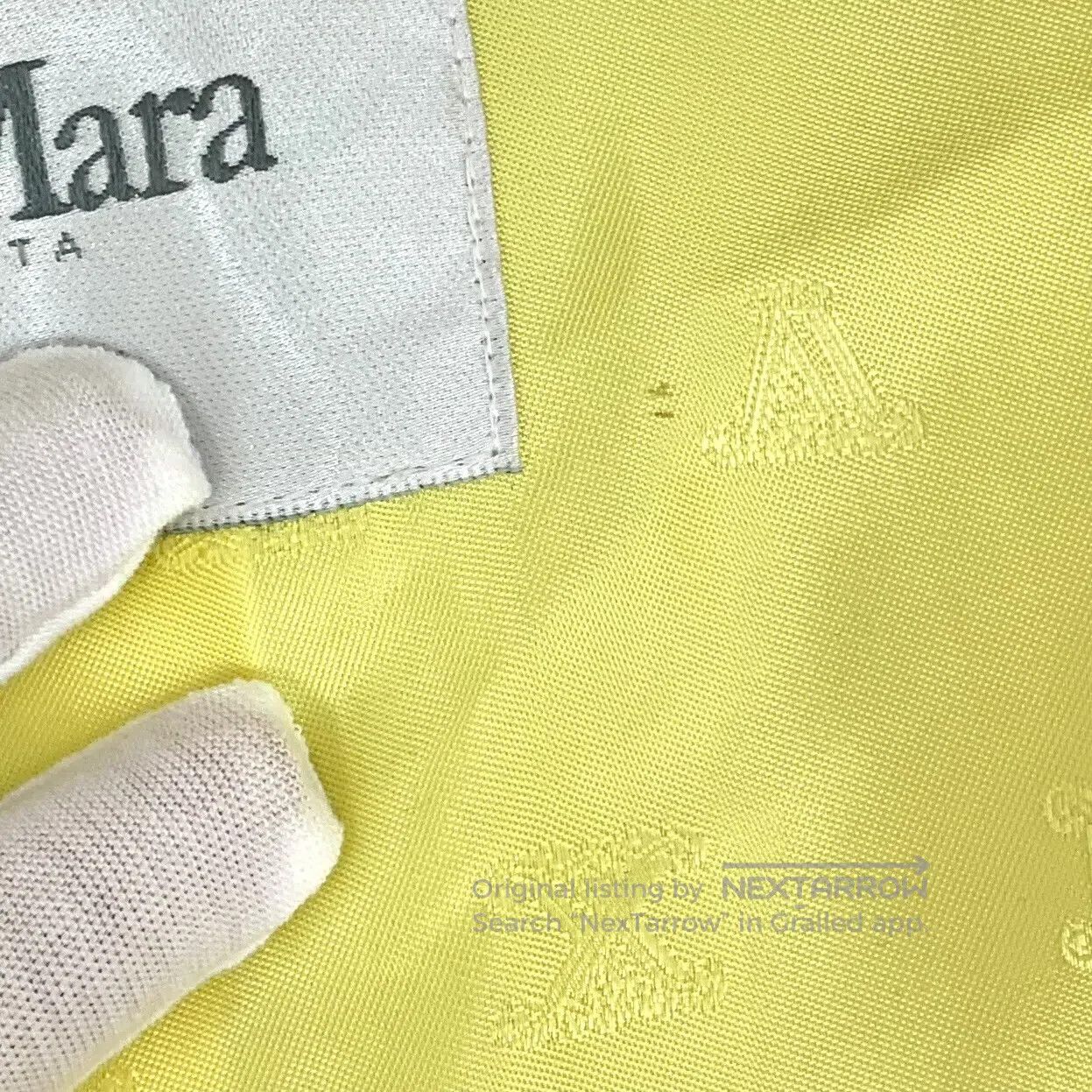 Max Mara Max Mara Yellow teddy wool lapel double-breasted long-slee Size XXS / US 00 / IT 34 - 7 Thumbnail