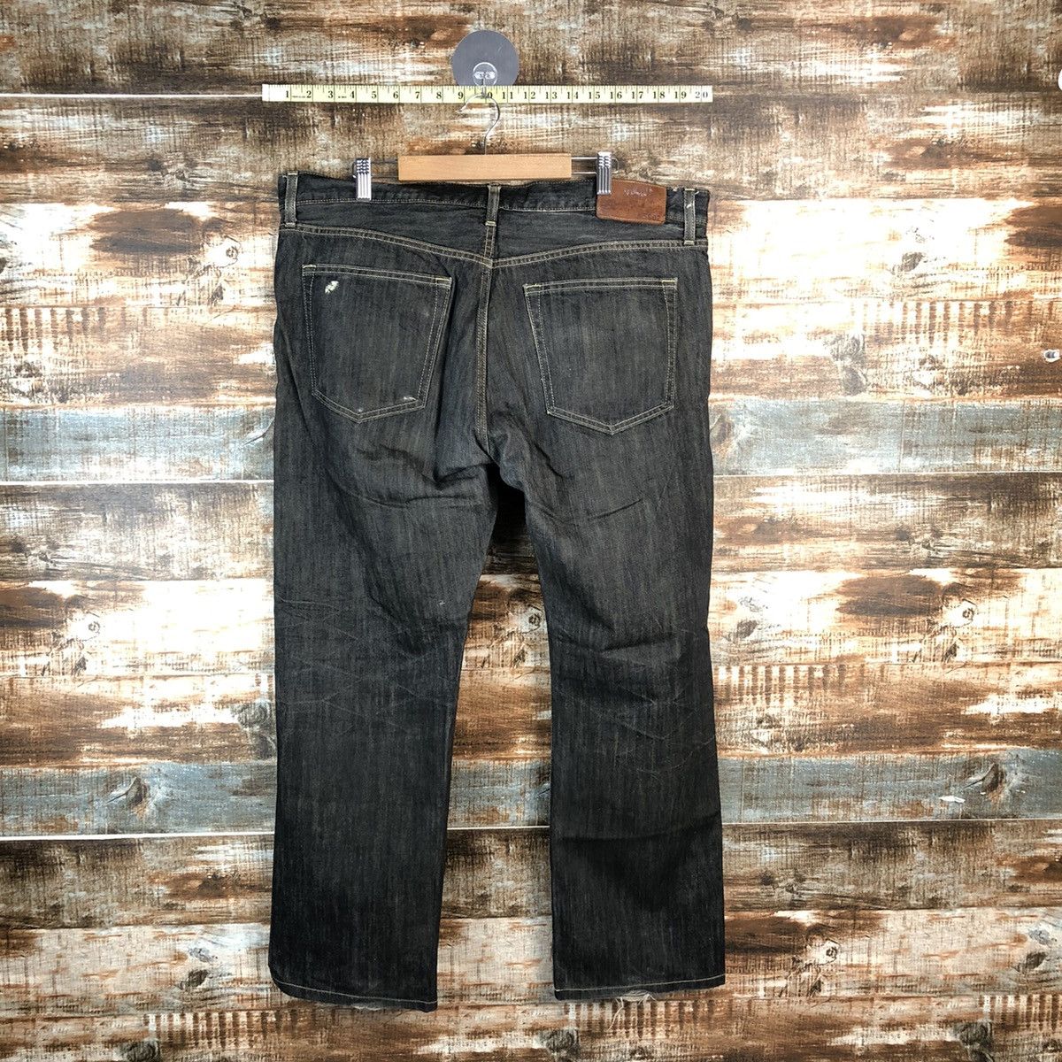 Uniqlo DL Uniqlo Jeans Black Distressed Denim Pants #C156 Size US 38 / EU 54 - 13 Thumbnail