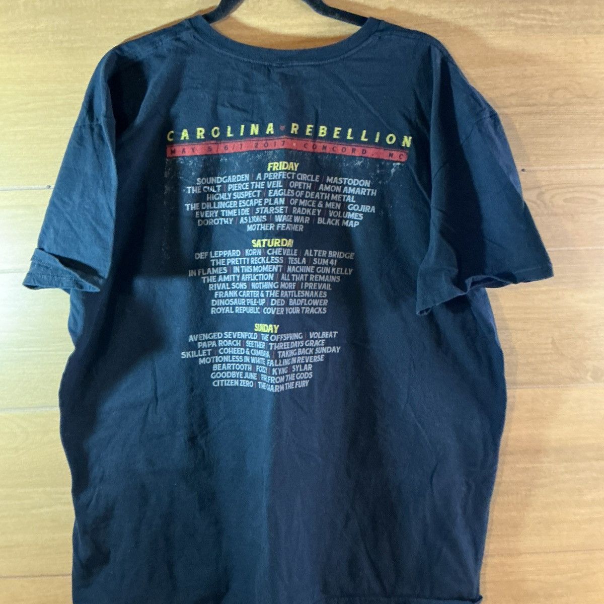 Other Carolina Rebellion Concert Tee 2017 no size measures XXL Size US XXL / EU 58 / 5 - 3 Thumbnail