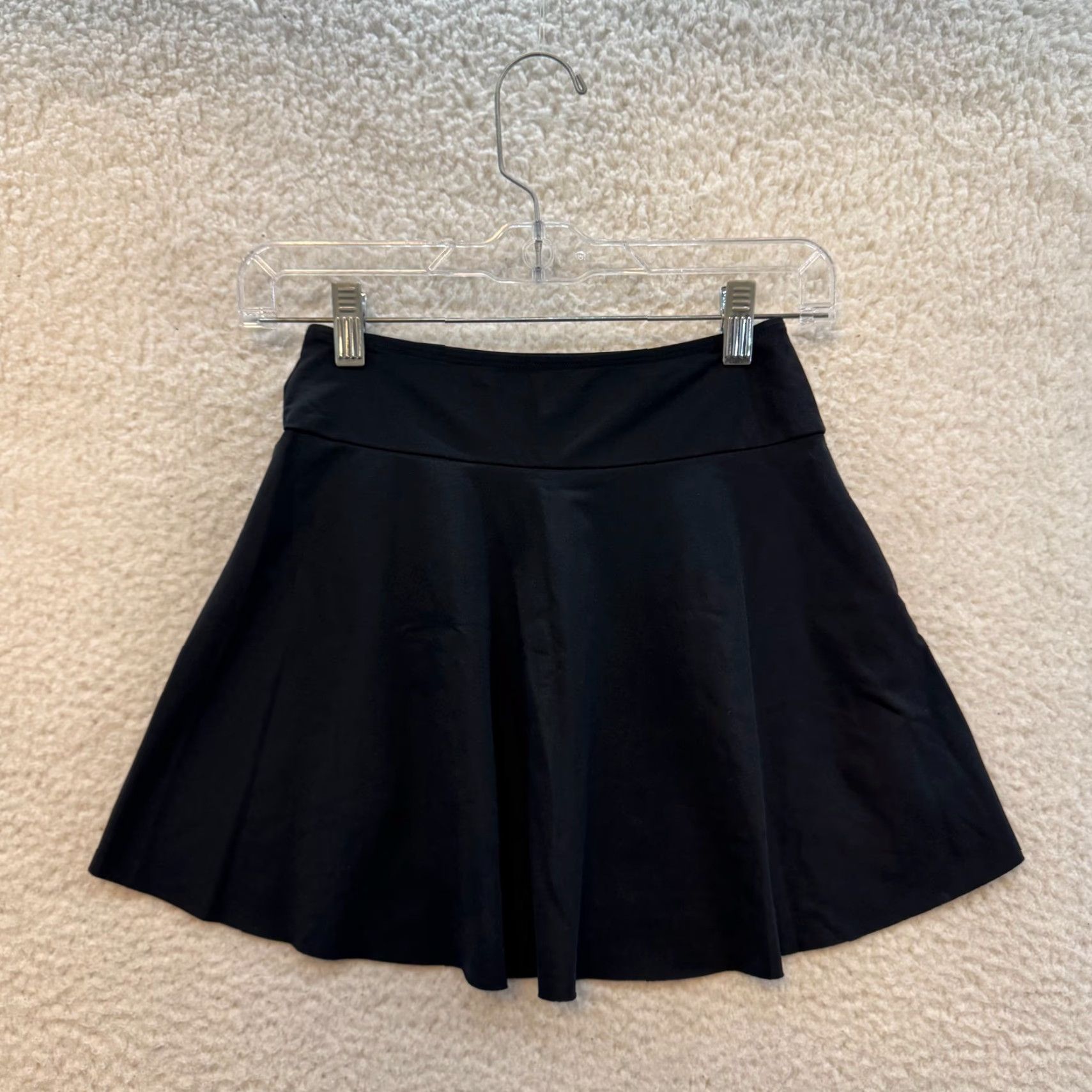 Vintage VINTAGE Y2K Black Mini Skirt XS Size XS Women's Stretch Goth Boho Fairy Whimsigoth Size 26" / US 2 / IT 38 - 2 Thumbnail