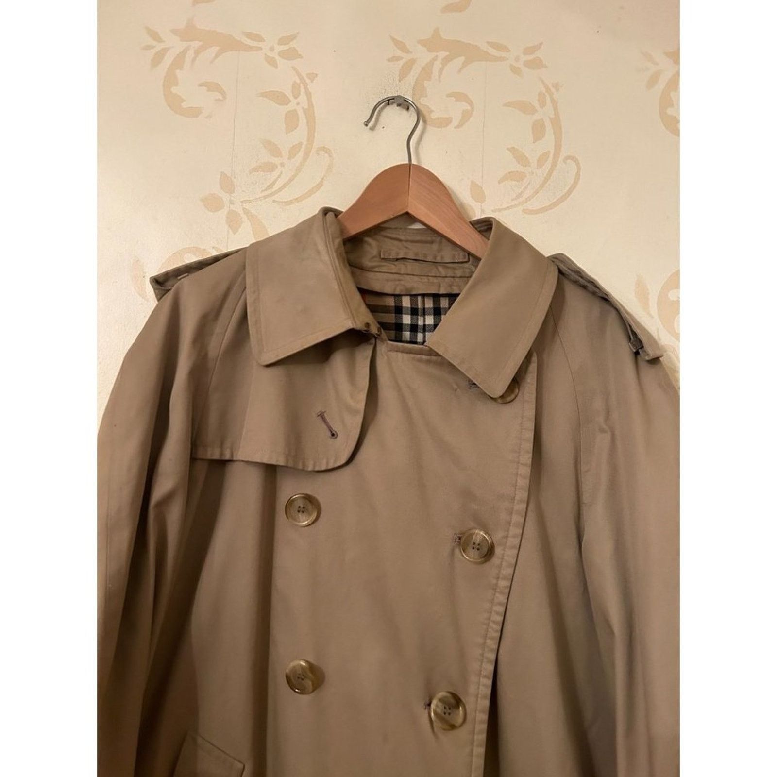 Burberry Men's Size 50 Burberry's London Nova Check Lined Trench Coat Size US XL / EU 56 / 4 - 2 Thumbnail