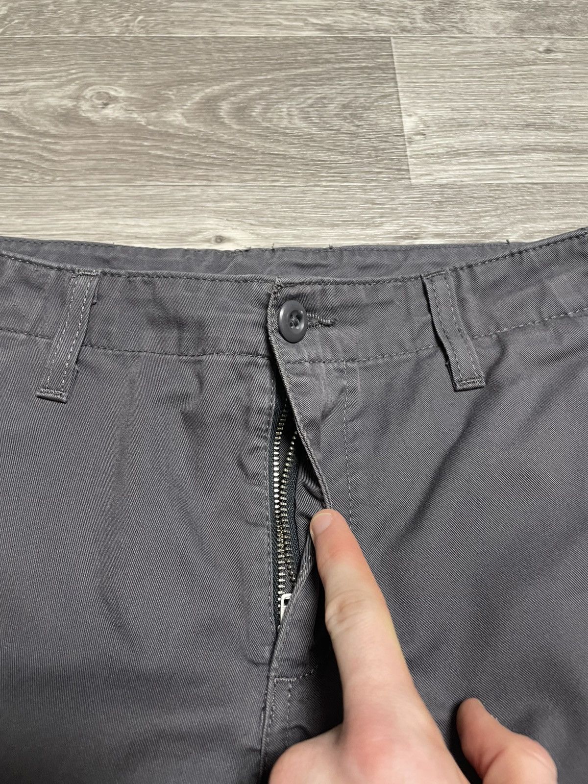 Carhartt Vintage Carhartt Gray Club Pants Leather Logo 32/32 Size US 32 / EU 48 - 7 Thumbnail