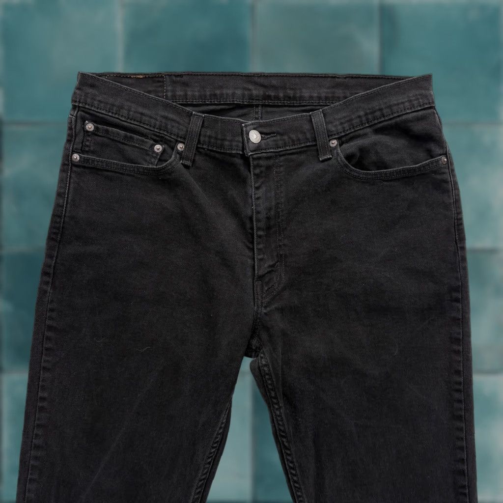 Levi's VINTAGE? No. Levis 511 Jeans Mens 38x32 Black Dark Wash Slim Straight Denim Casual Pants Size US 38 / EU 54 - 1 Thumbnail