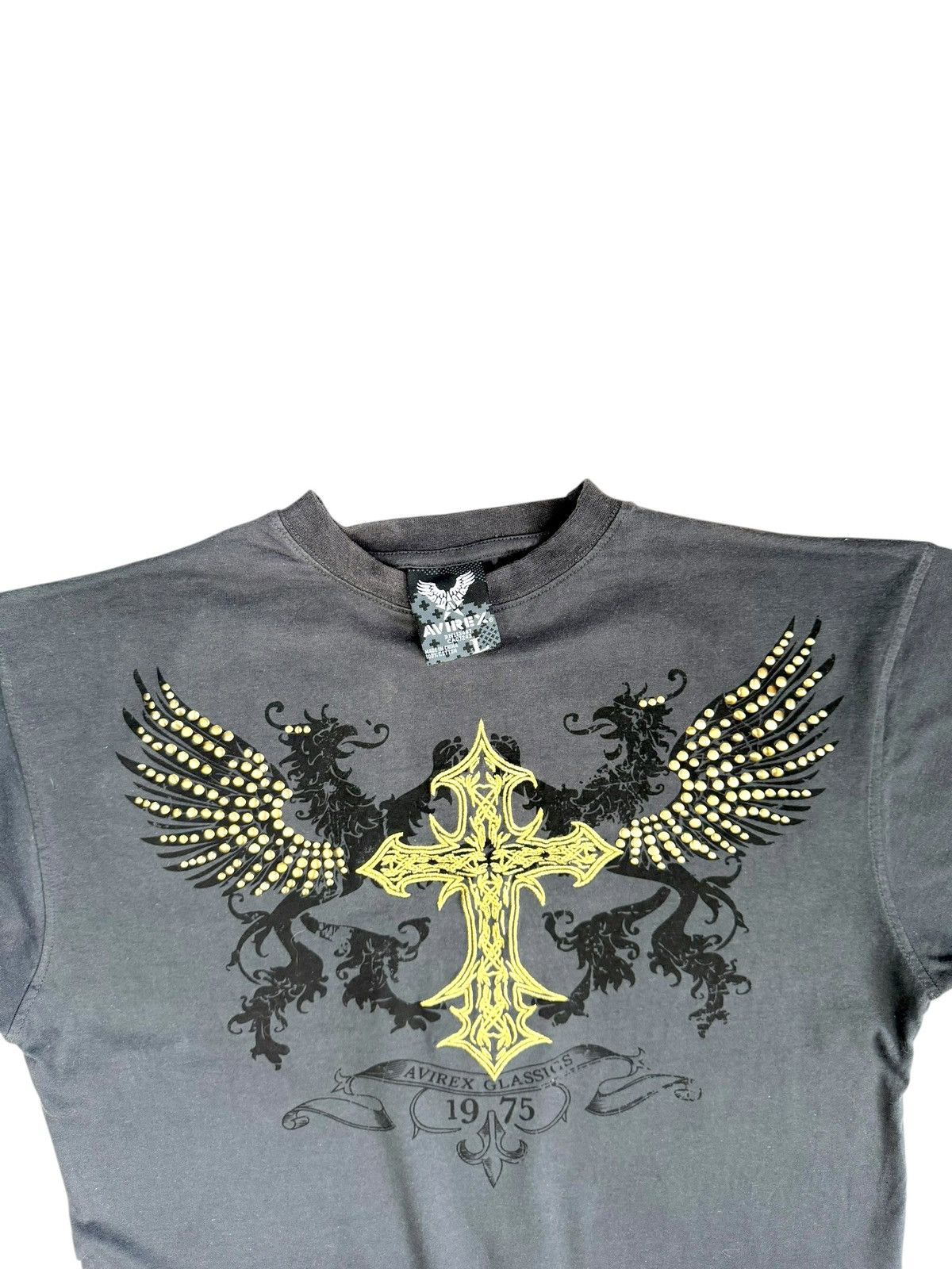 Avirex Avirex Classics tee Y2K Tribal Affliction studded mma style Size US L / EU 52-54 / 3 - 2 Thumbnail