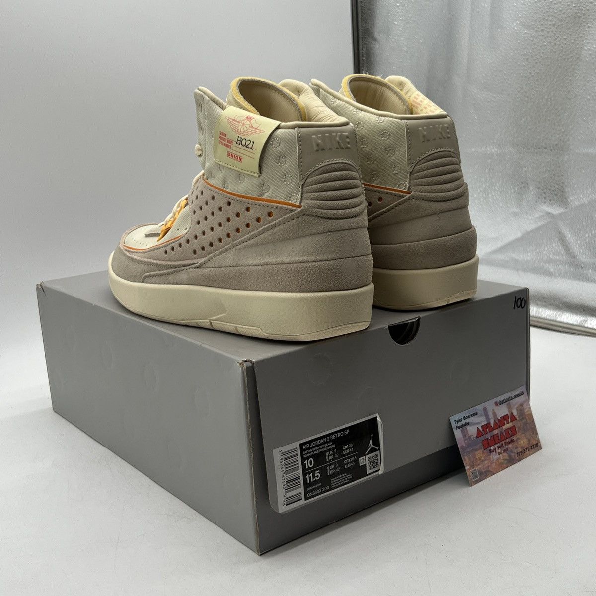 Jordan Brand Union la X air Jordan 2 rattan Size US 10 / EU 43 - 4 Thumbnail