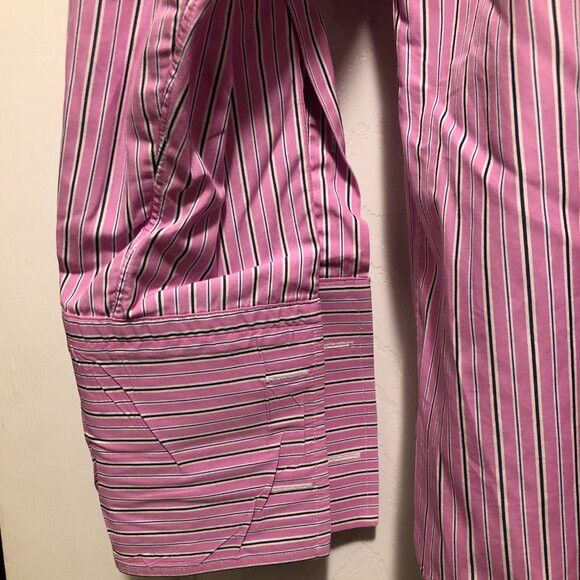 Brooks Brothers brooks brothers men's pink cotton dress shirt size: 17-34 Size US XL / EU 56 / 4 - 6 Thumbnail