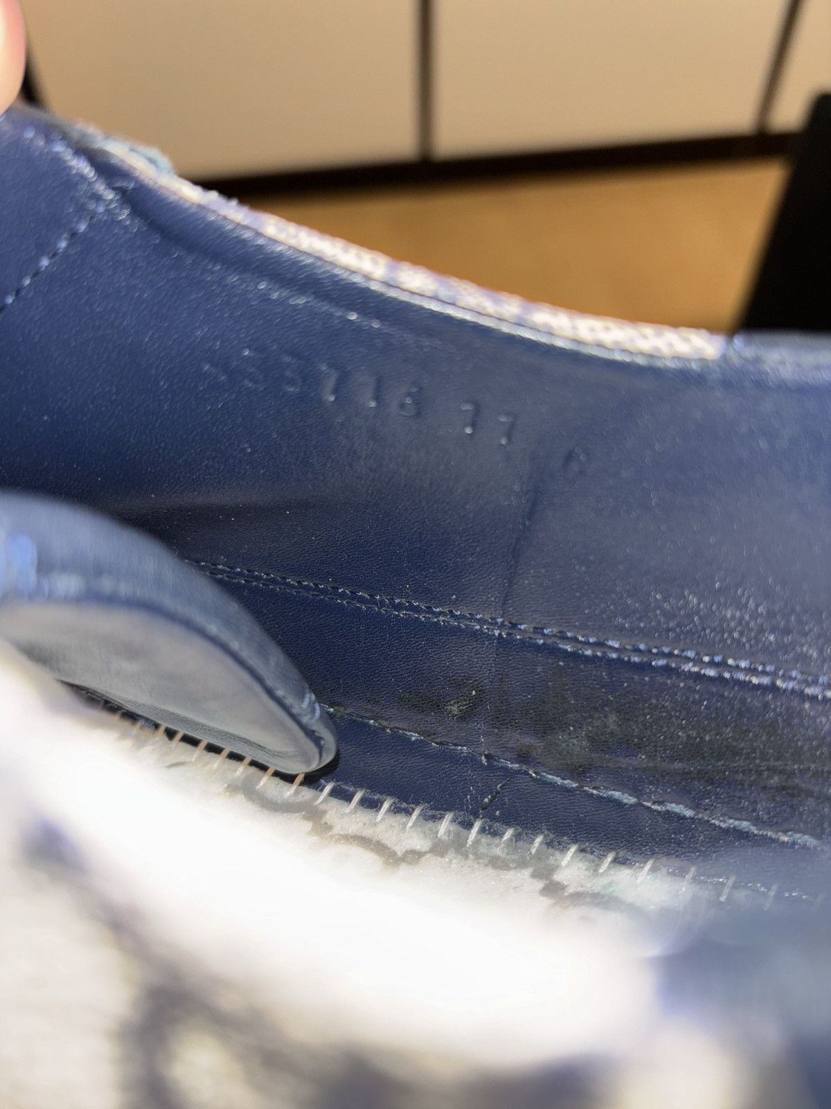 Gucci Gucci Common GG Supreme Navy Size US 11 / EU 44 - 7 Thumbnail