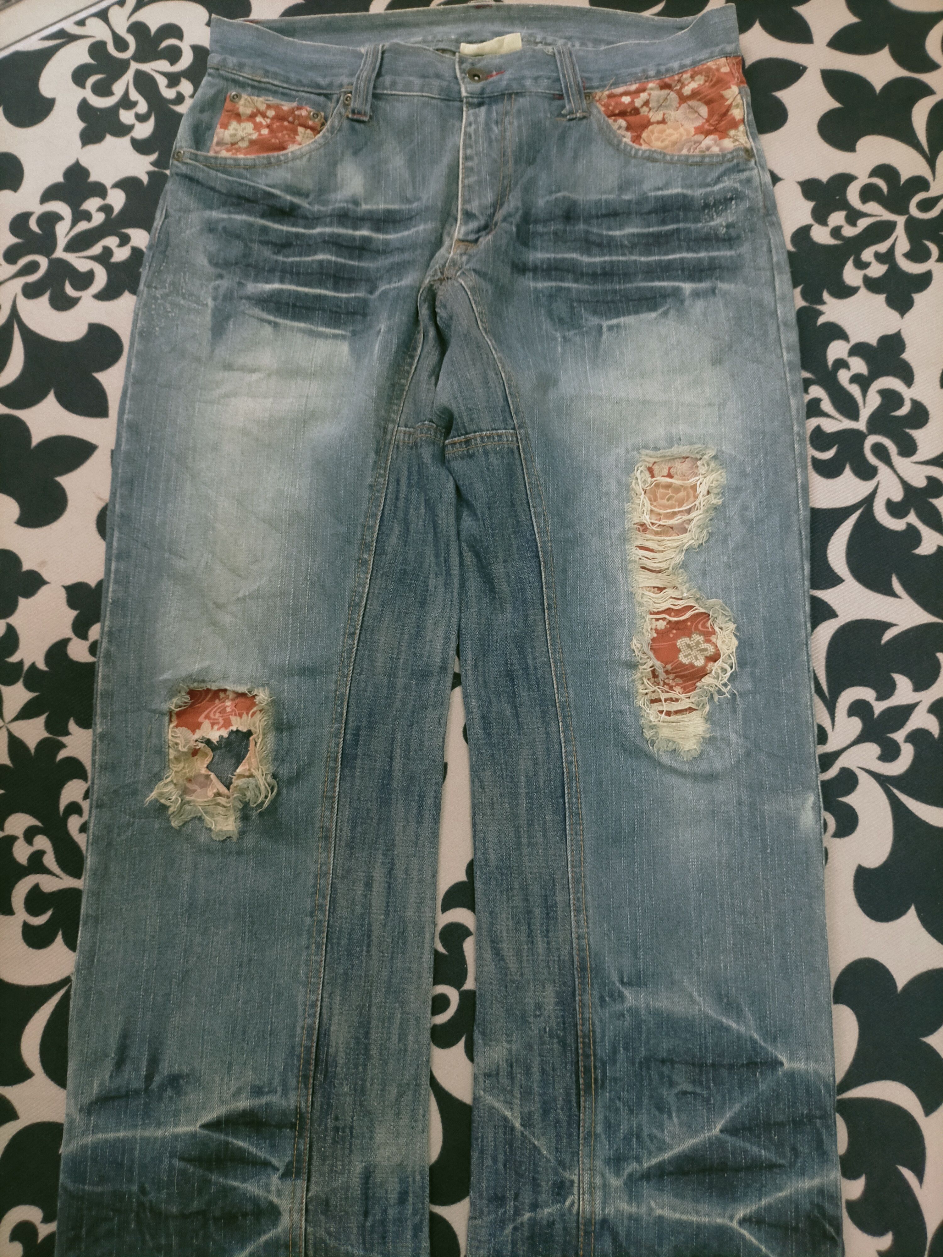 14th Addiction 🔥Karakuri Inspired by Gumu Distressed Insane Jeans Size US 31 - 5 Thumbnail