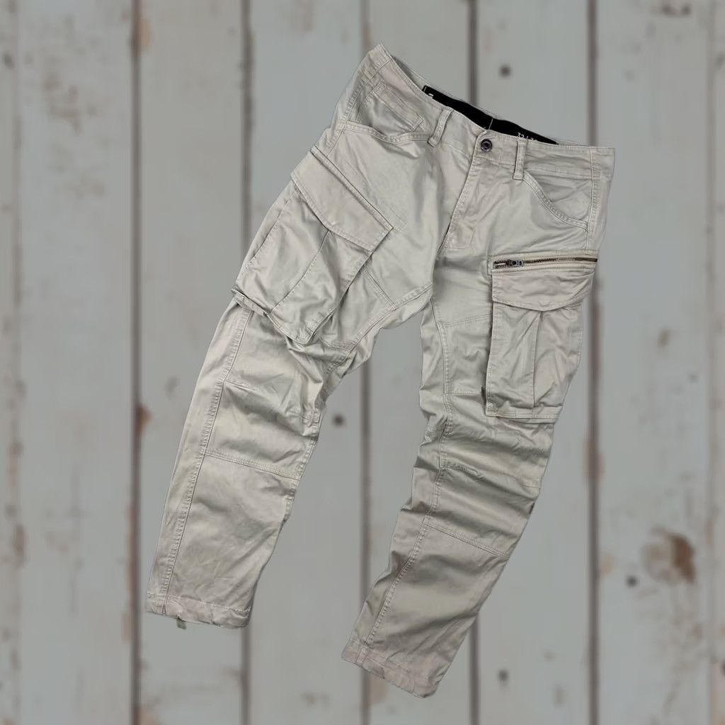 G-Star G-Star RAW Rovic Zip 3D Regular Tapered Cargo Pants Men Size 32 Beige Size US 32 / EU 48 - 1 Thumbnail