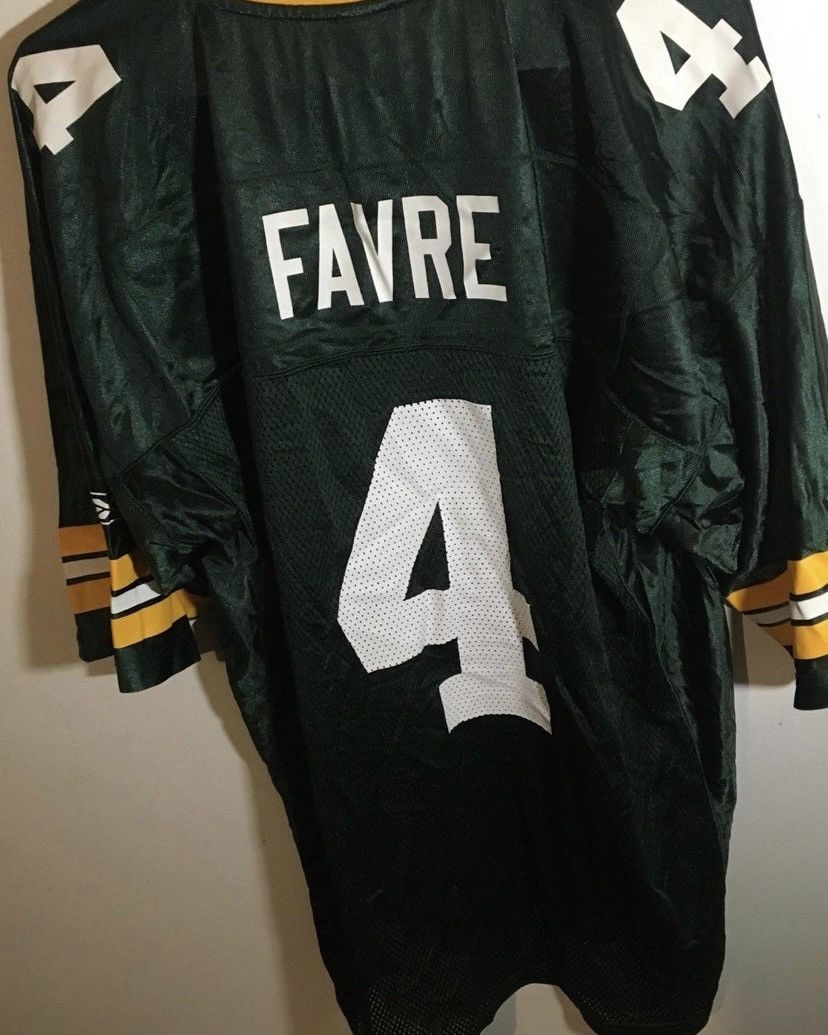 Vintage Reebok Brett Favre Green Bay Packers Jersey Mens Size 