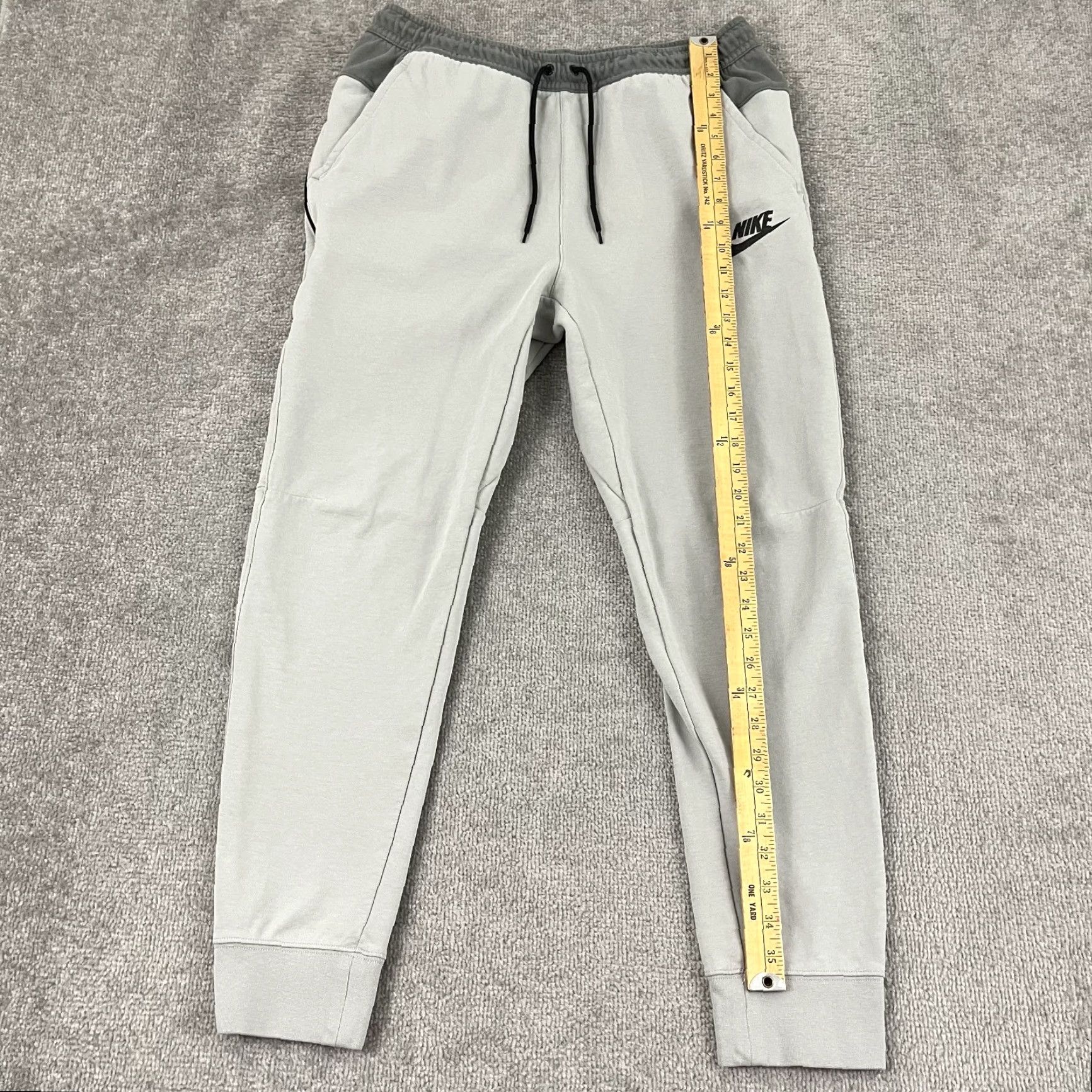 Nike Nike Tech Essentials Sweatpants Men Large / 27" Gray Colorblock Fleece Joggers Sportswear Athletic Size US 33 - 7 Thumbnail