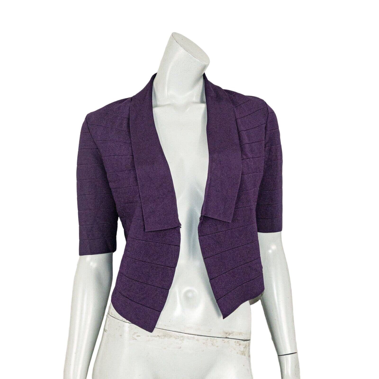 Karen Millen KAREN MILLEN Shrug Cardigan in Purple knit Women s Size 3 Grailed