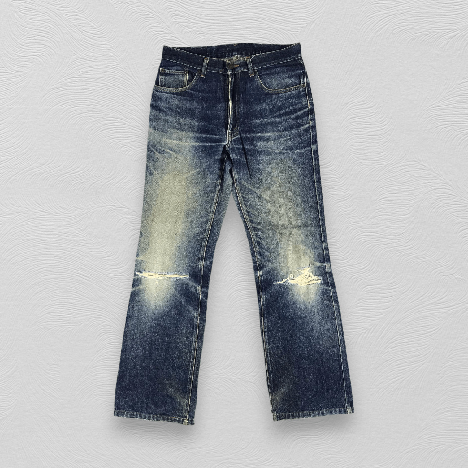 Japanese Brand Vintage GL Heart Jeans Rusty Wash Denim KJ736 Size US 32 / EU 48 - 1 Thumbnail