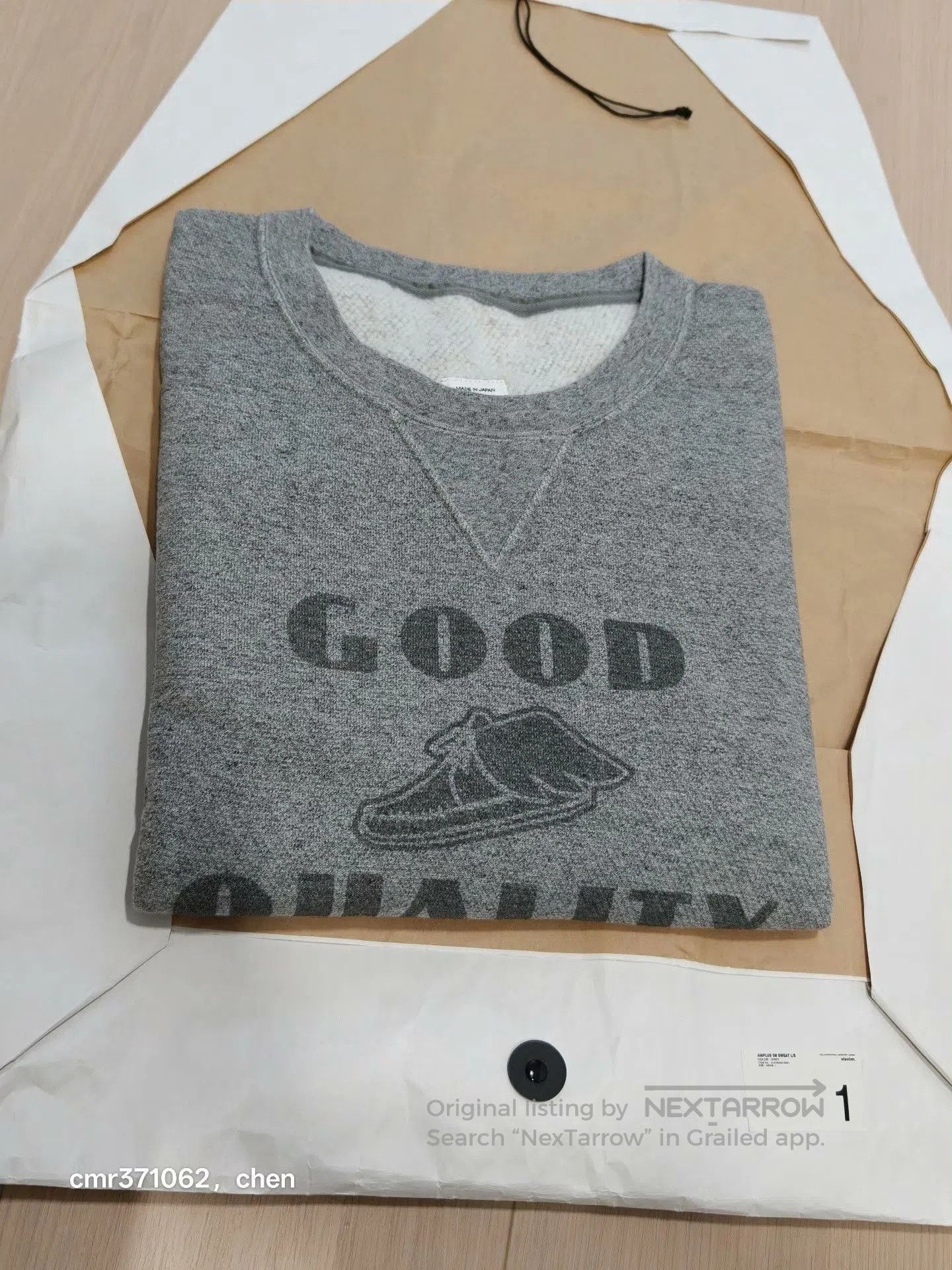 Visvim visvim 23AW Spot Amplus SB Sweat LS. Size US S / EU 44-46 / 1 - 7 Thumbnail