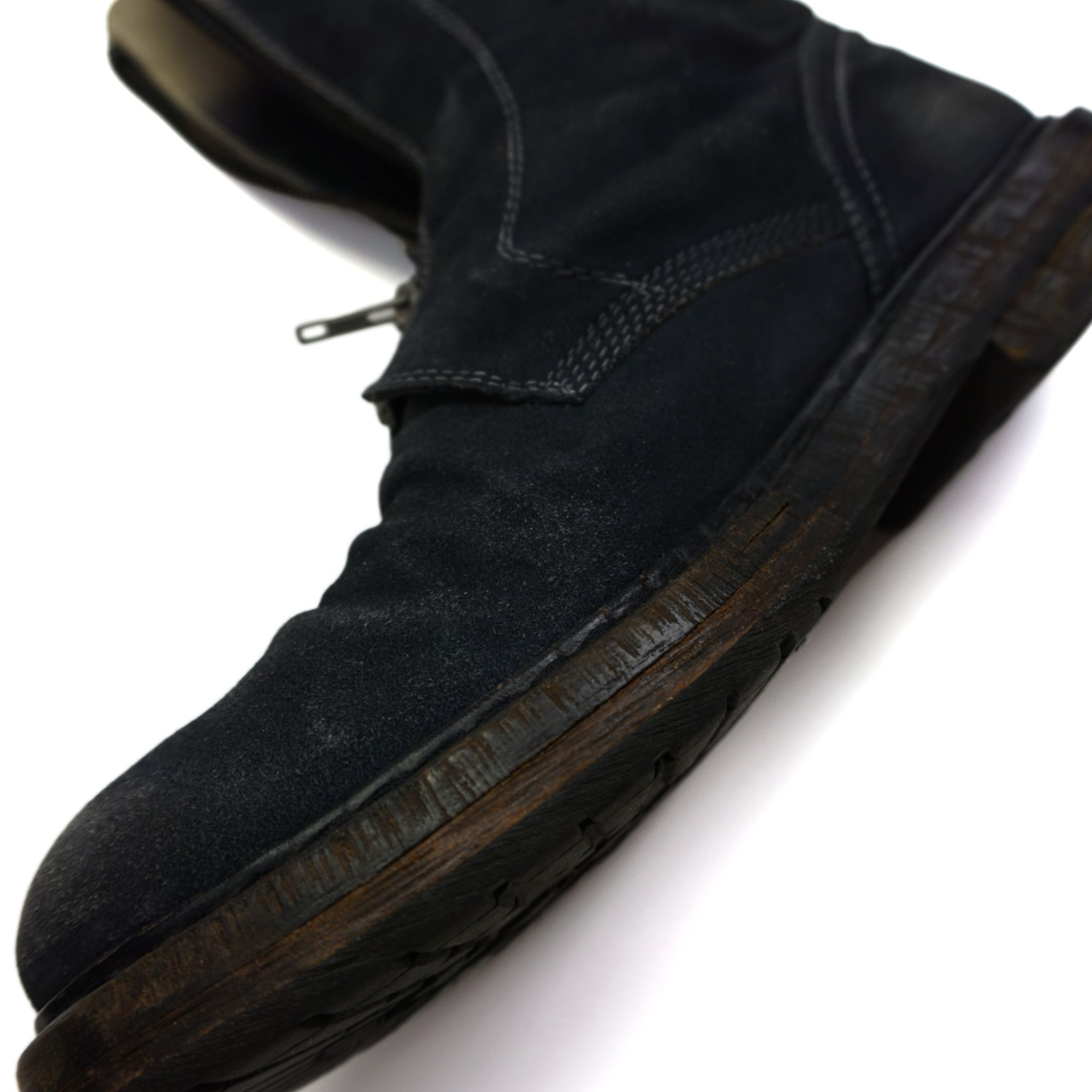 Ann Demeulemeester Ann Demeulemeester AW12 Double Zip Gradient Suede Boots Size US 9 / EU 42 - 7 Thumbnail