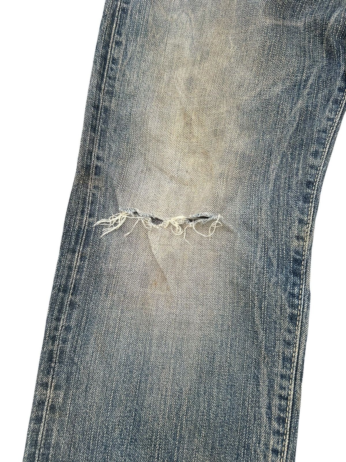 Japanese Brand × Kapital × Vintage Vintage Edwin Selvedge Distressed Denim Jeans Size US 31 - 4 Thumbnail
