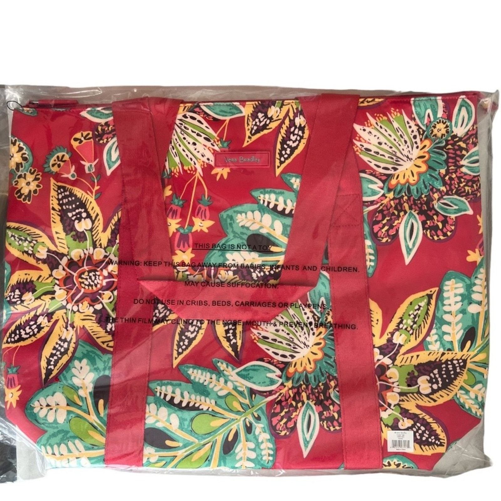Vera Bradley VERA BRADLEY Floral Rumba Cooler Tote Insulated Bag Size ONE SIZE - 3 Thumbnail