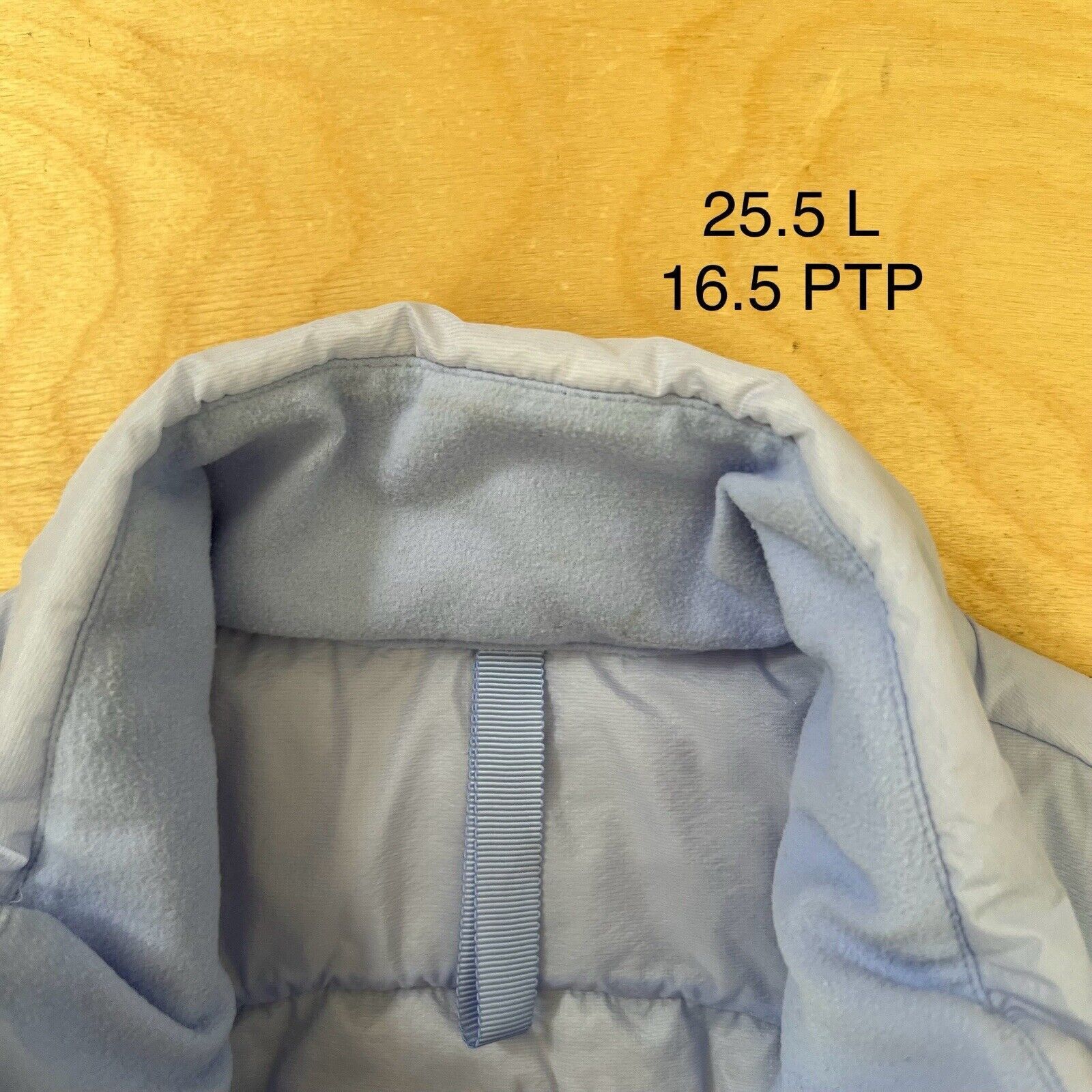 Lululemon Down For It All Vest Women's 8 Light Blue Full Zip