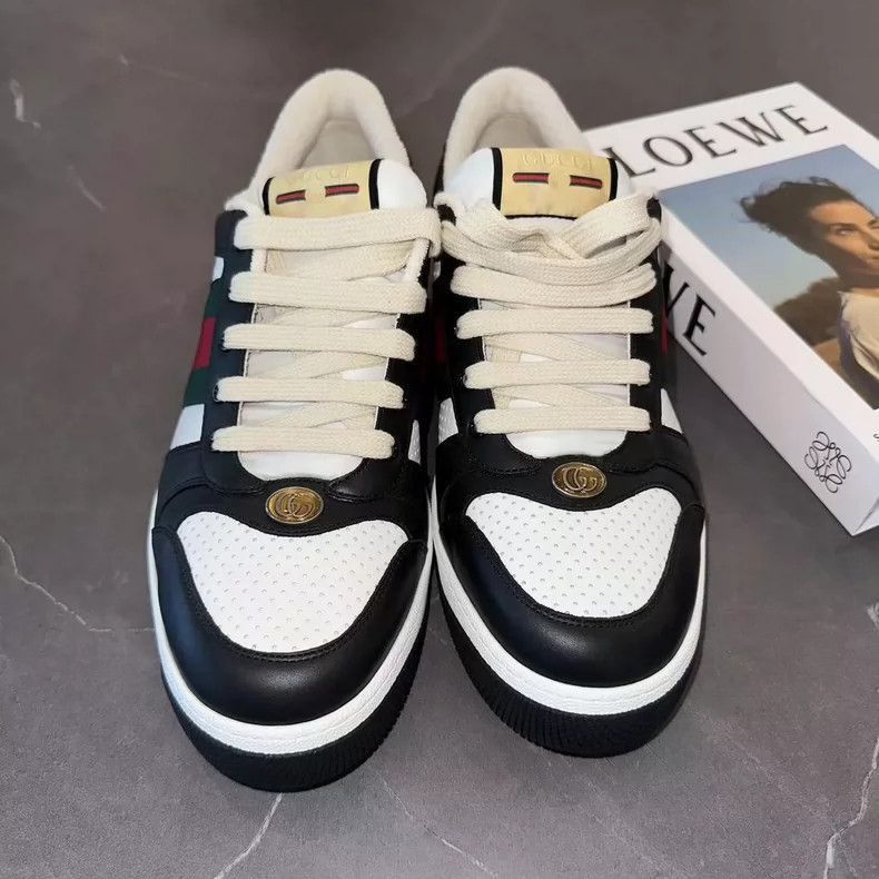 Gucci Gucci Sneakers Size 44.5 in Black and White-2506 Size US 11 / EU 44 - 6 Thumbnail