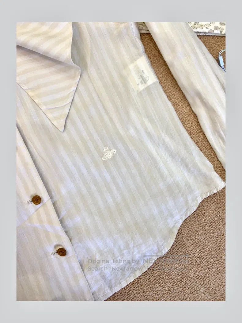 Vivienne Westwood Vivienne Westwood Striped Shirt vintage second-hand produc Size M / US 6-8 / IT 42-44 - 3 Thumbnail