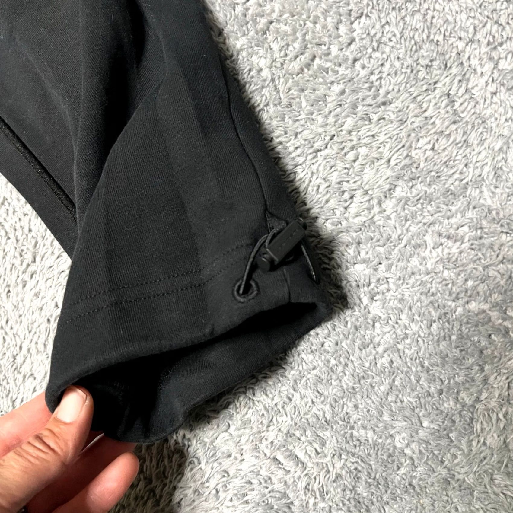 Jordan Brand Nike Air Jordan Pants Men Small Black SweatPants Fleece Jogger FV8604 Size US 29 - 3 Thumbnail