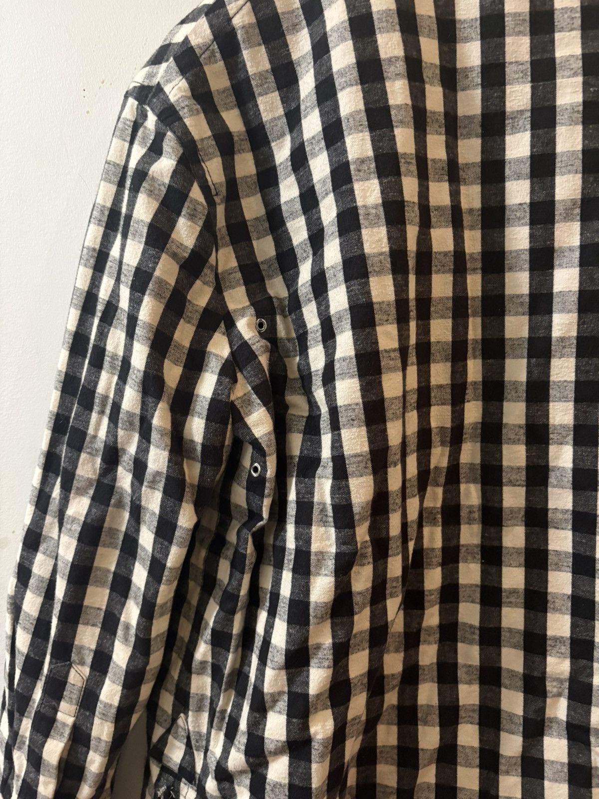 Helmut Lang Helmut Lang oversized gingham check flannel padded jacket Size US L / EU 52-54 / 3 - 8 Thumbnail