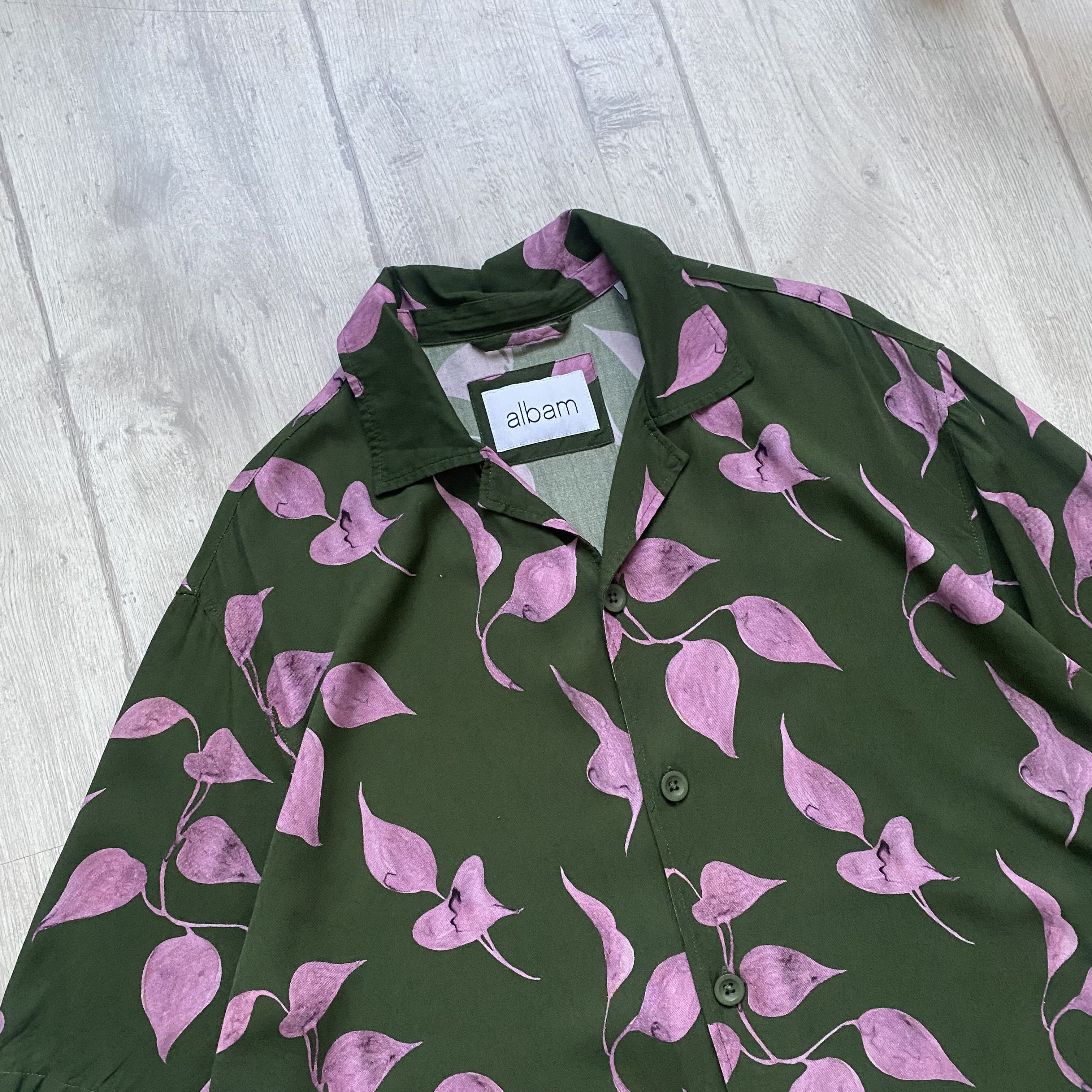 Albam Luxury Albam Hawaiian Shirt Viscose Aloha wear Size US S / EU 44-46 / 1 - 2 Thumbnail