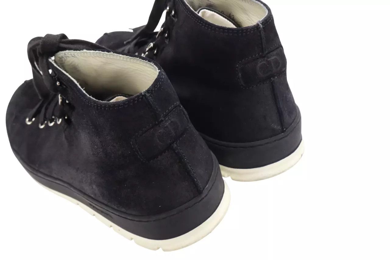 Dior DIOR Sneakers Men's FR 42 Black Suede Leather Almond Toe Size US 9 / EU 42 - 5 Thumbnail