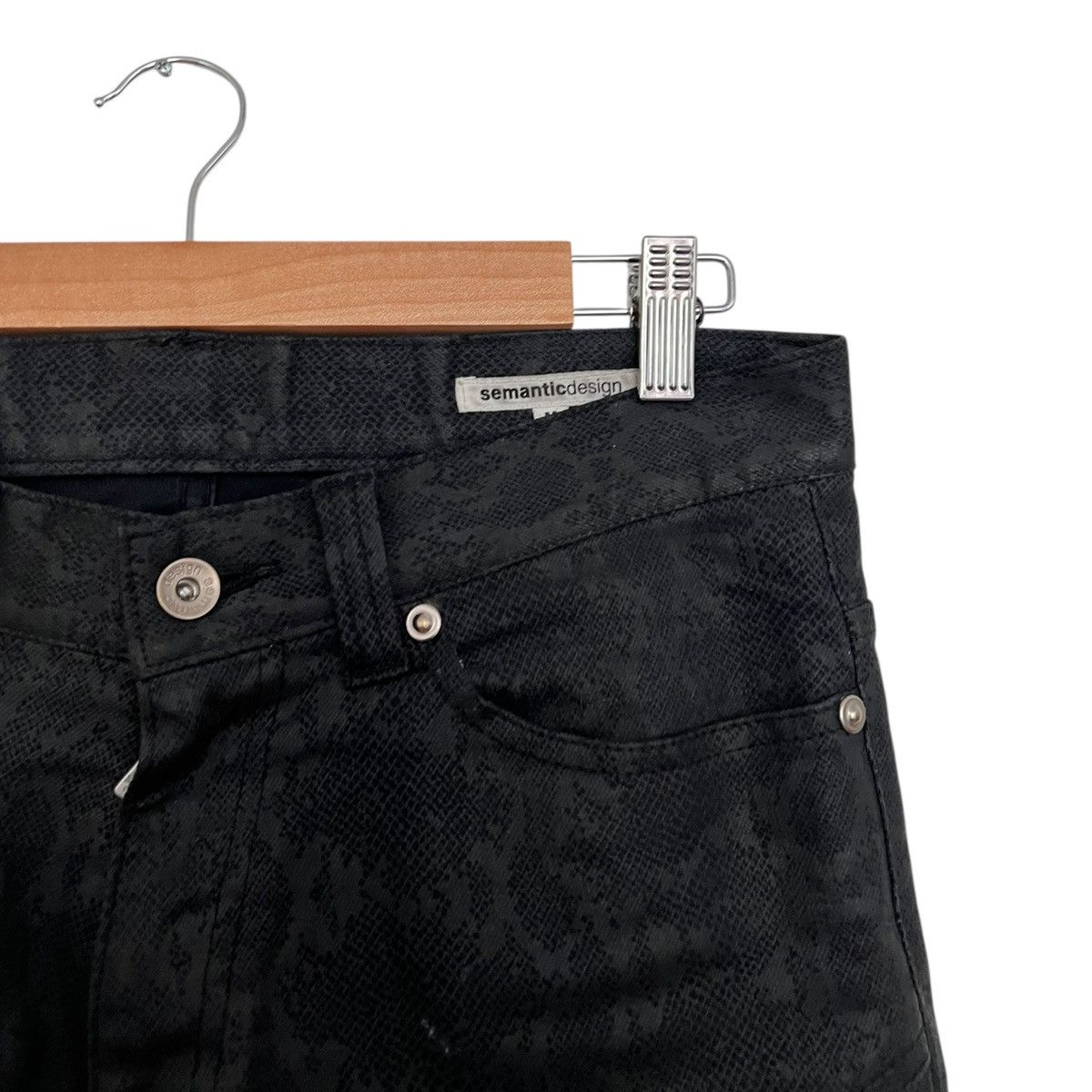 semanticdesign Semantic design snakeskin flared denim Size US 30 / EU 46 - 2 Thumbnail