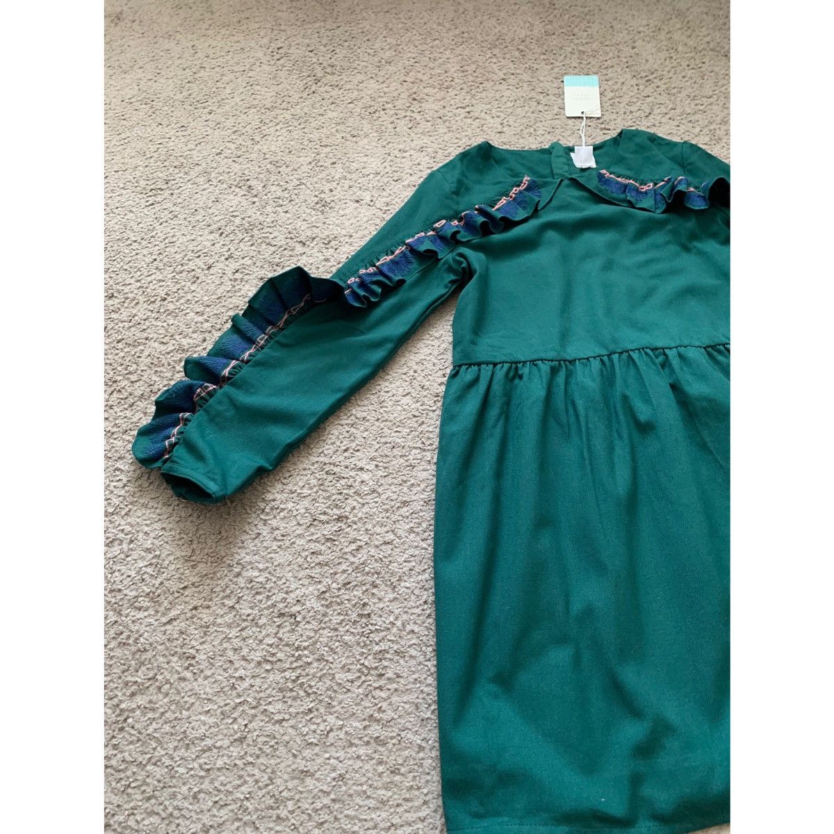 Other CARREMENT BEAU GIRL GREY RIFFLE DRESS Size XS / US 0-2 / IT 36-38 - 4 Thumbnail