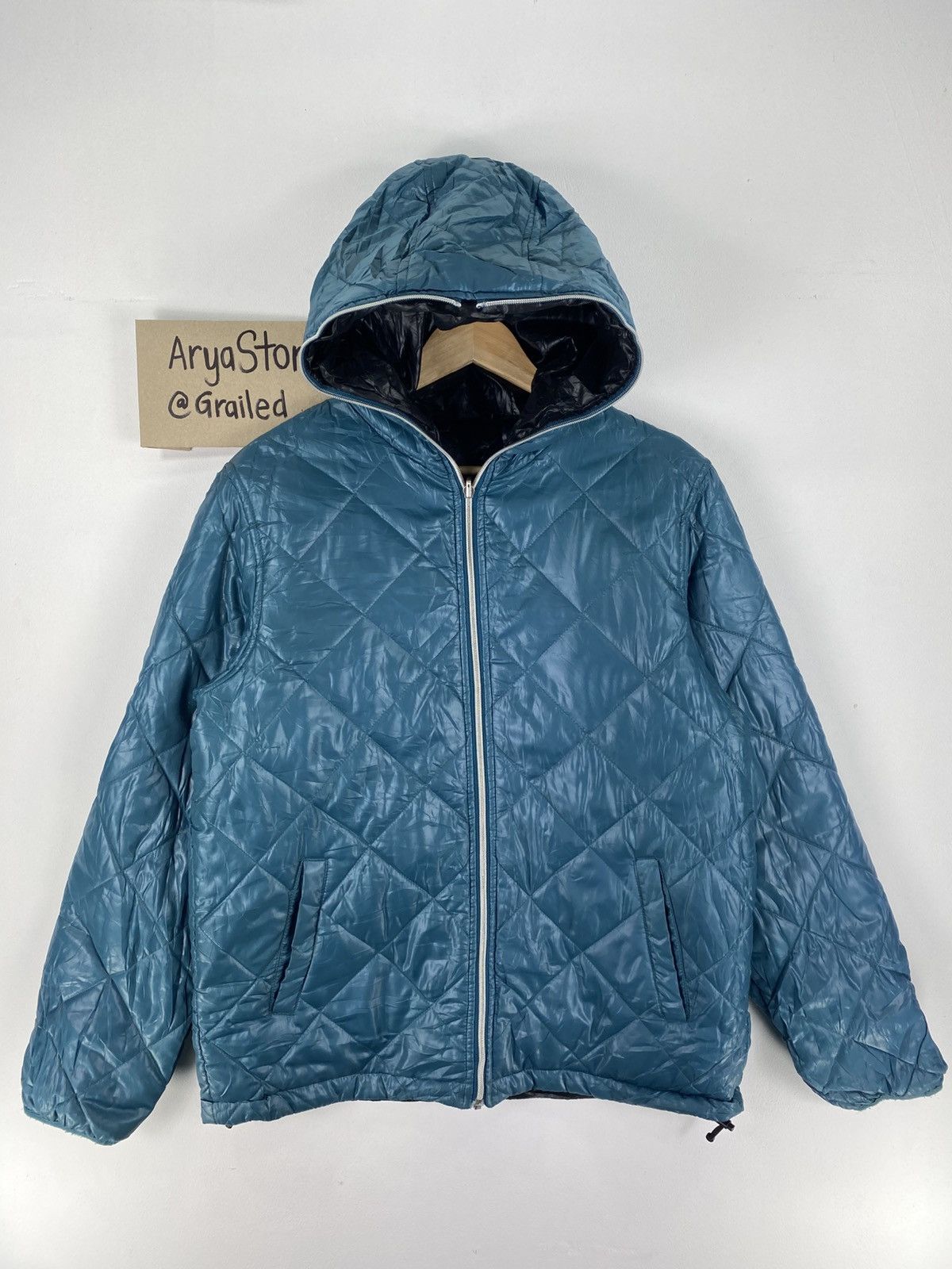 Converse Vintage Y2K Converse Quilted Puffer Zip Full Face Jacket Size US M / EU 48-50 / 2 - 1 Thumbnail
