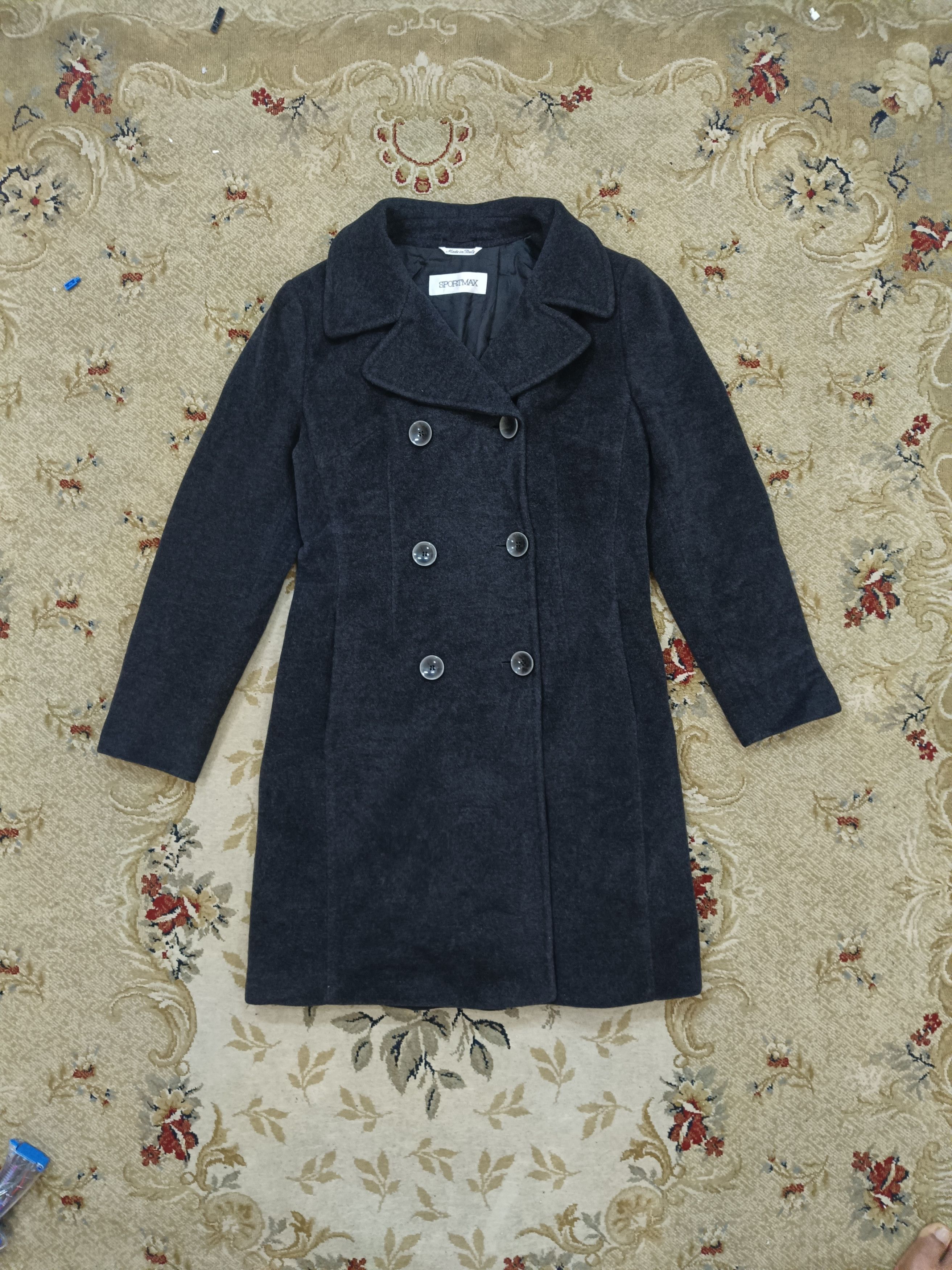 Max Mara × Sportmax Double Breast Wool Coats Size L / US 10 / IT 46 - 10 Thumbnail