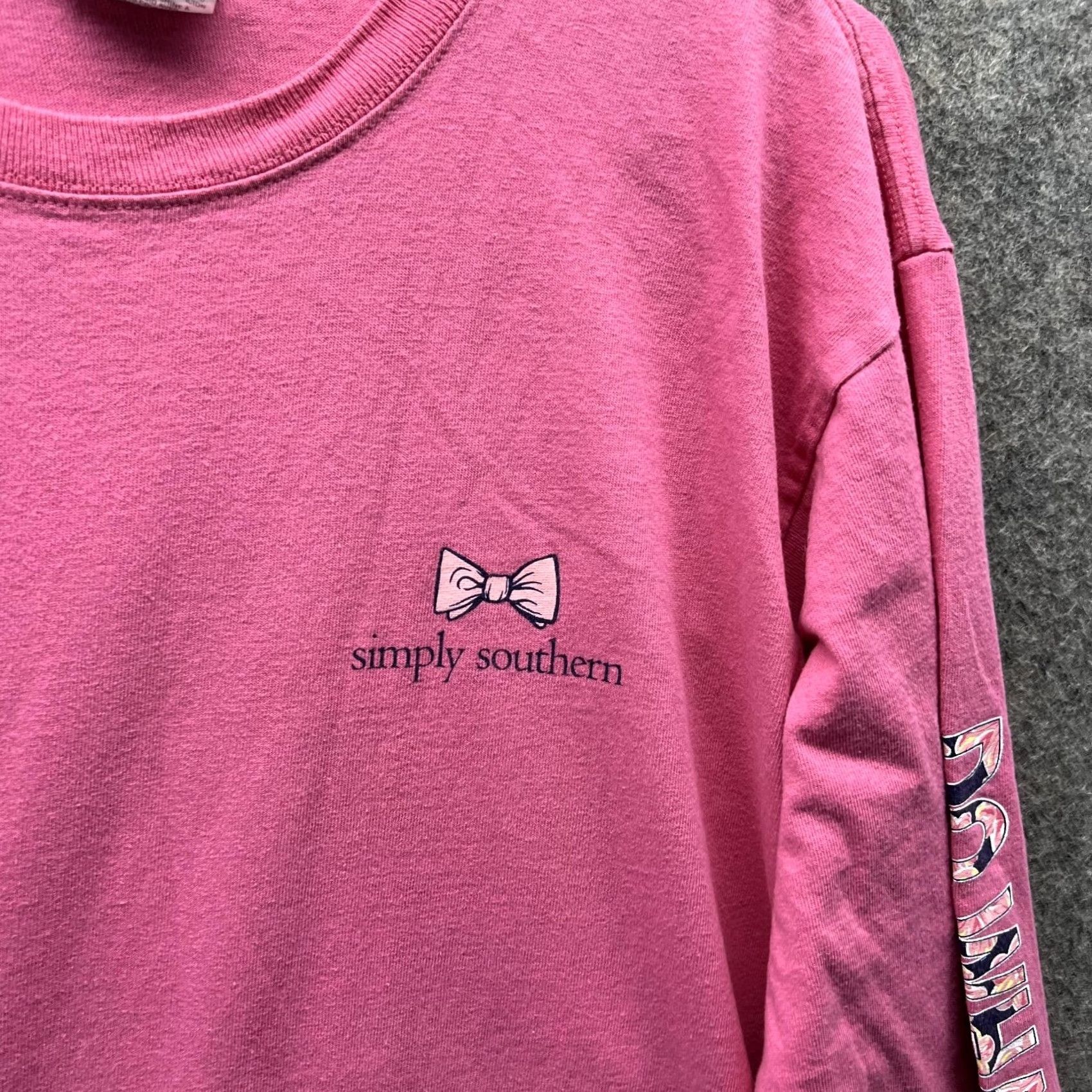 Pinko Simply Southern Shirt Men Large Pink White Casual Tee Crewneck Long Sleeve Shirt Mens Pink White Regular Century Size US L / EU 52-54 / 3 - 4 Thumbnail