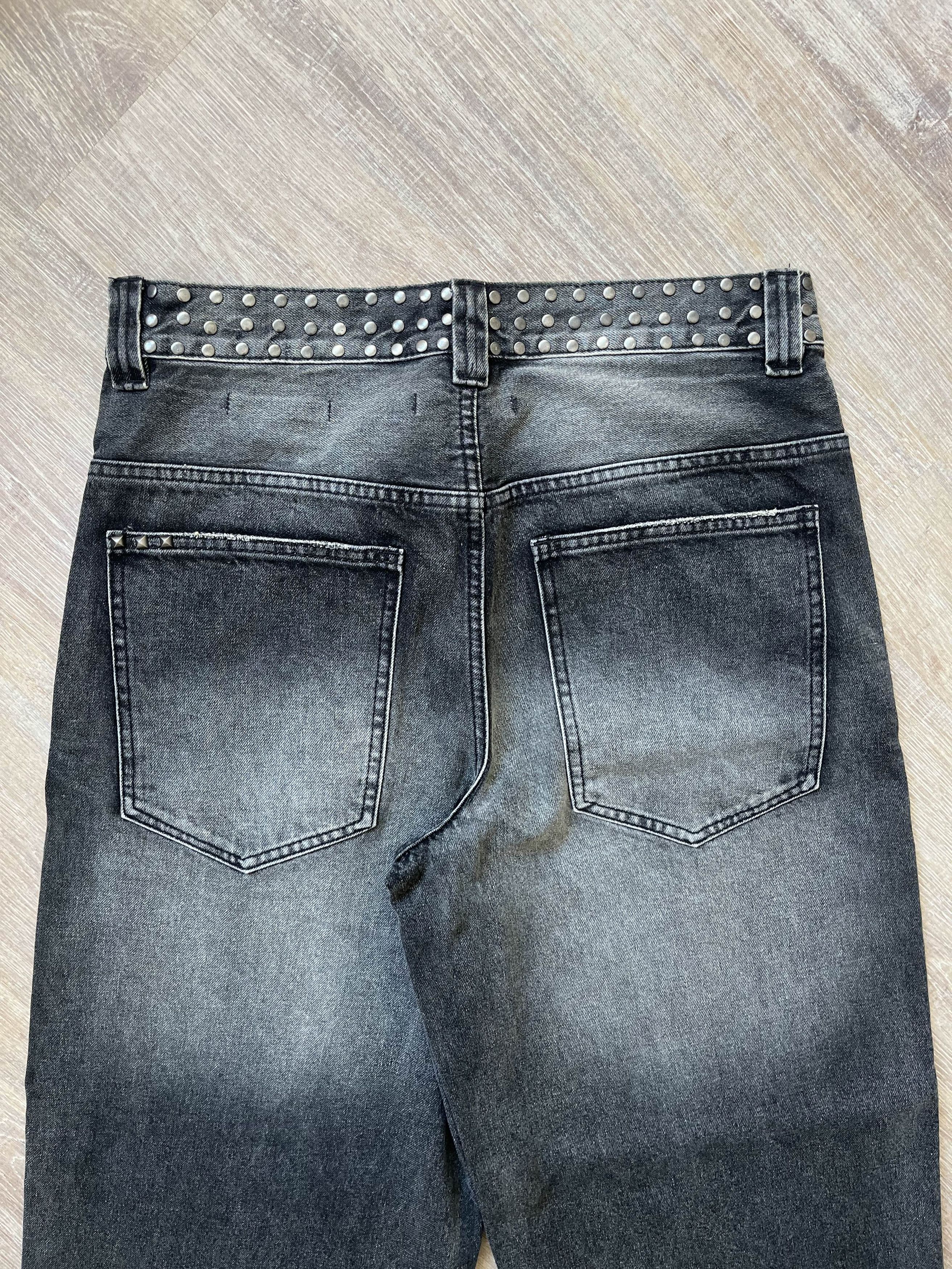 Jaded London Jaded London Colossus Studded Jeans Size US 32 / EU 48 - 4 Thumbnail