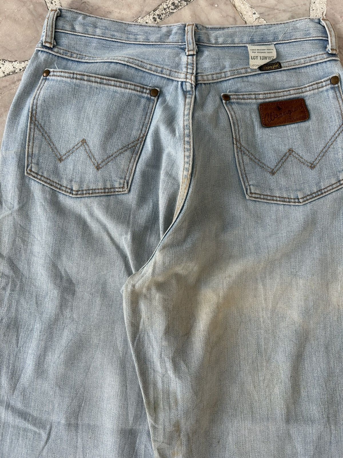 Wrangler Wrangler Vintage Straight Cut Denim Size US 28 / EU 44 - 7 Thumbnail